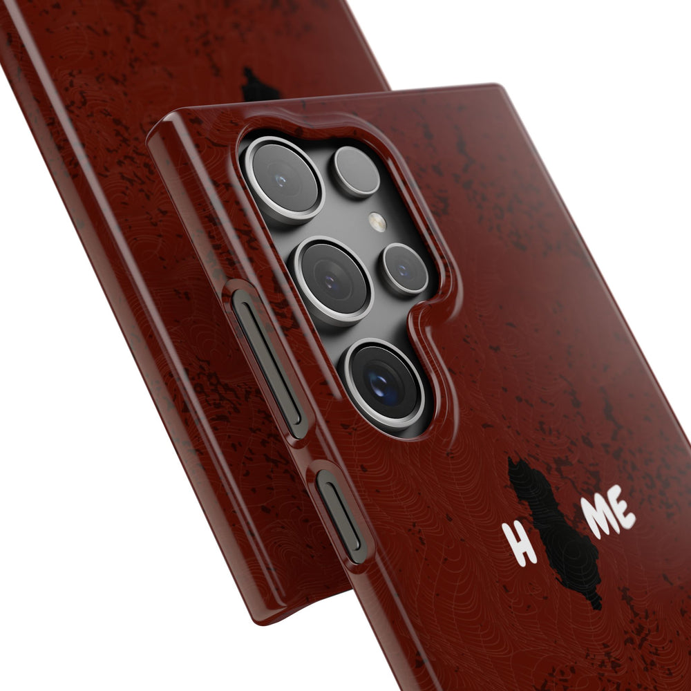 "HOME" Albania Snap Case