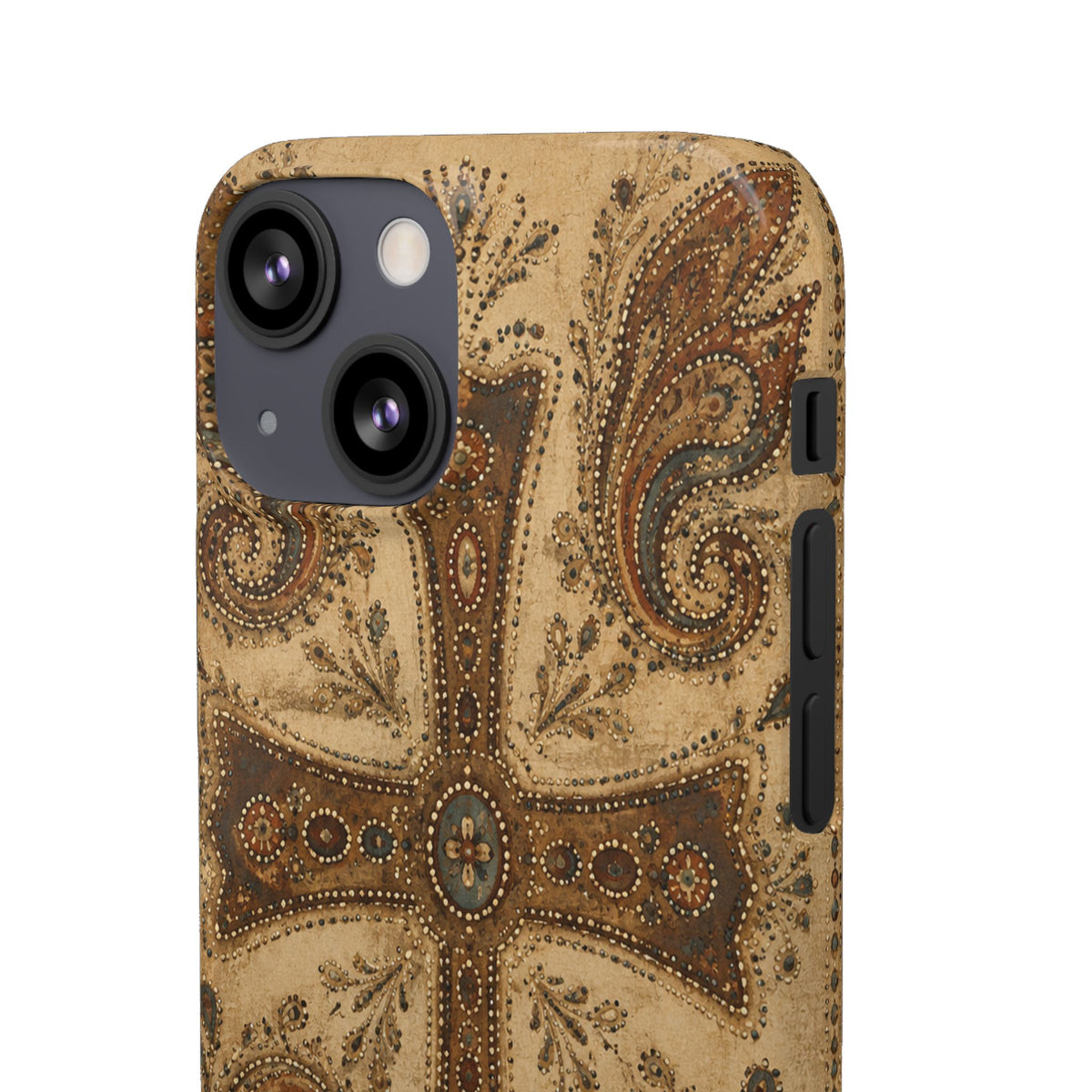Cross Paisley Snap Case
