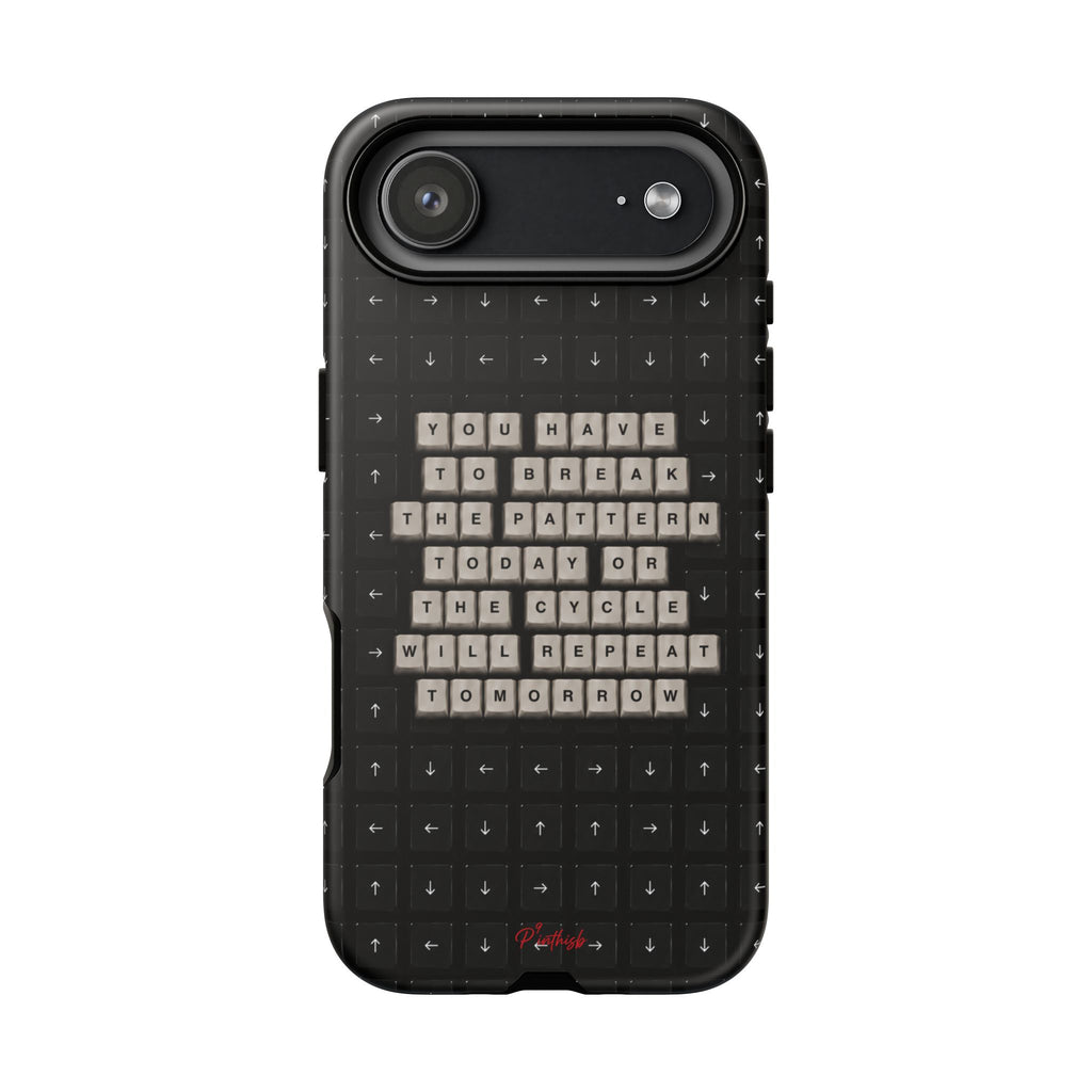 "Break the pattern" Keyboard Tough Case