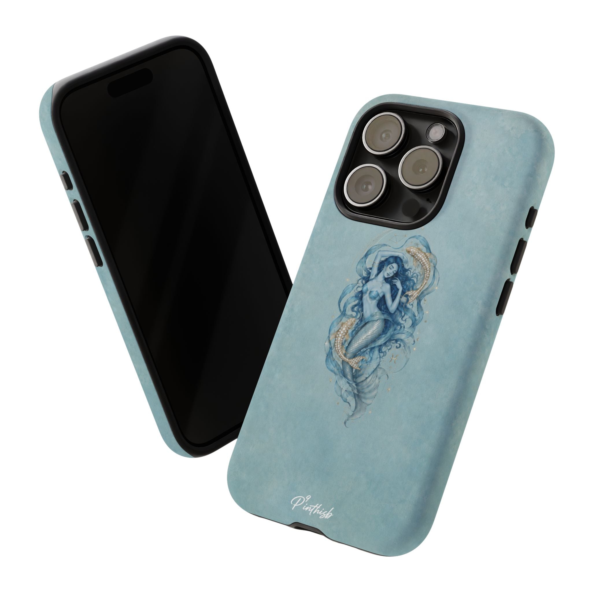 Pisces Zodiac Glitter Phone Case