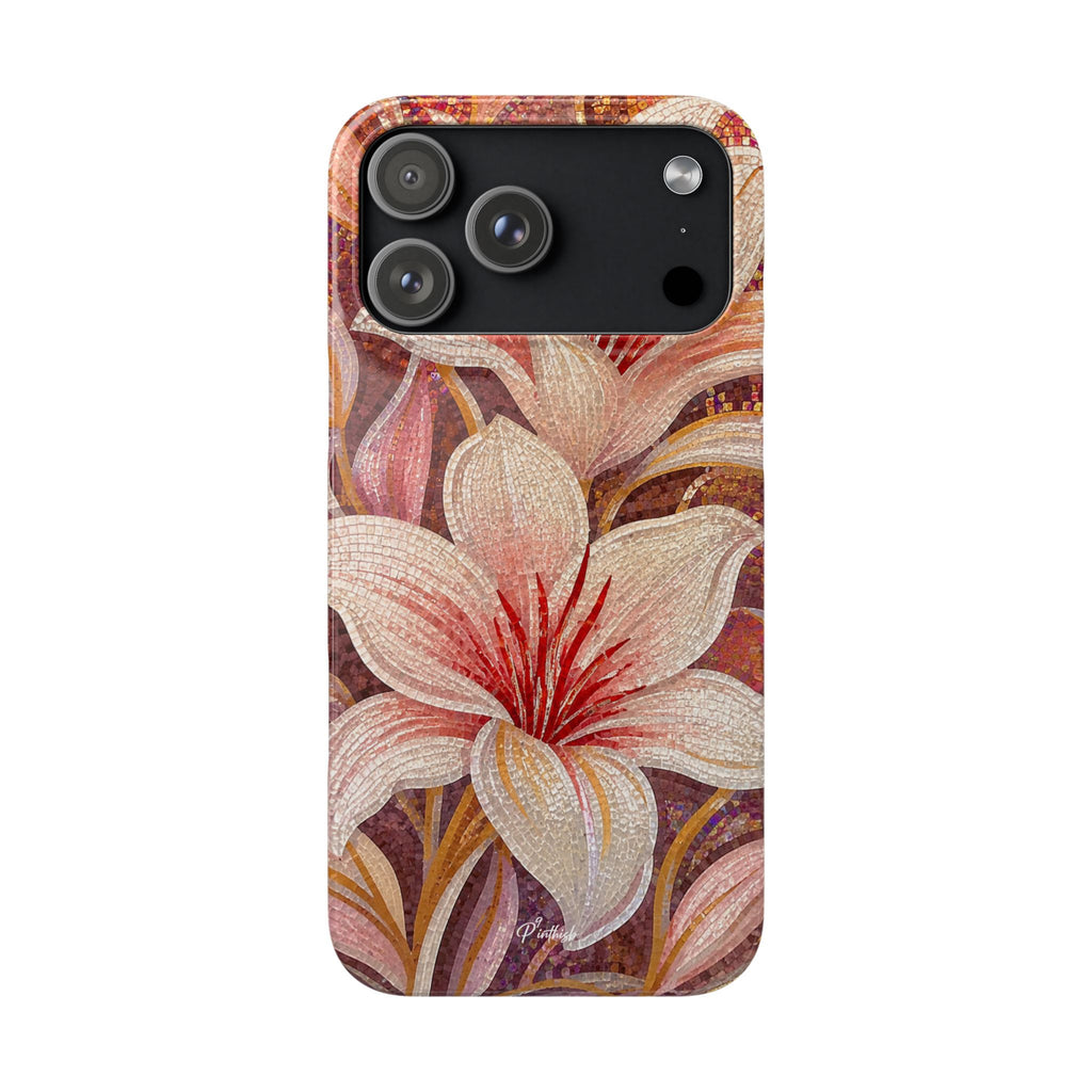 Floral Lily Snap Case