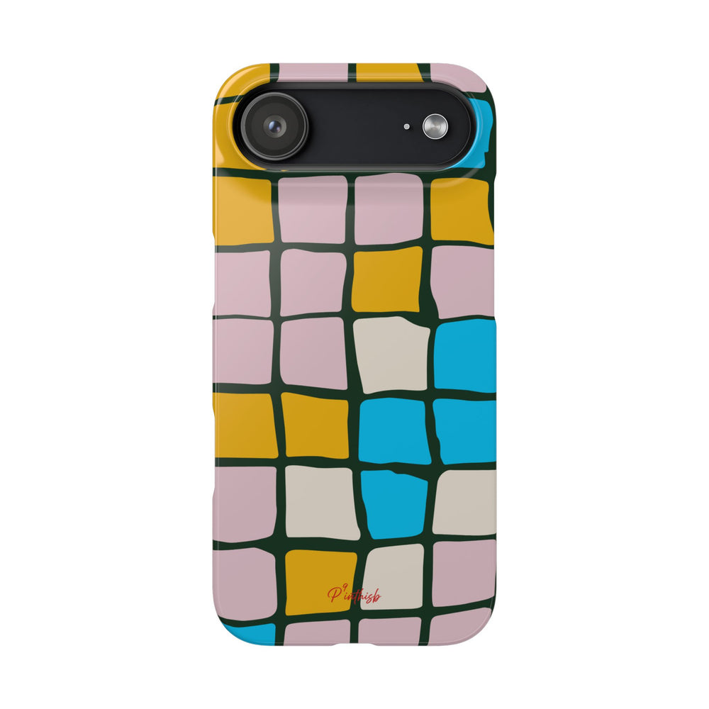 Color Grid Snap Phone Case