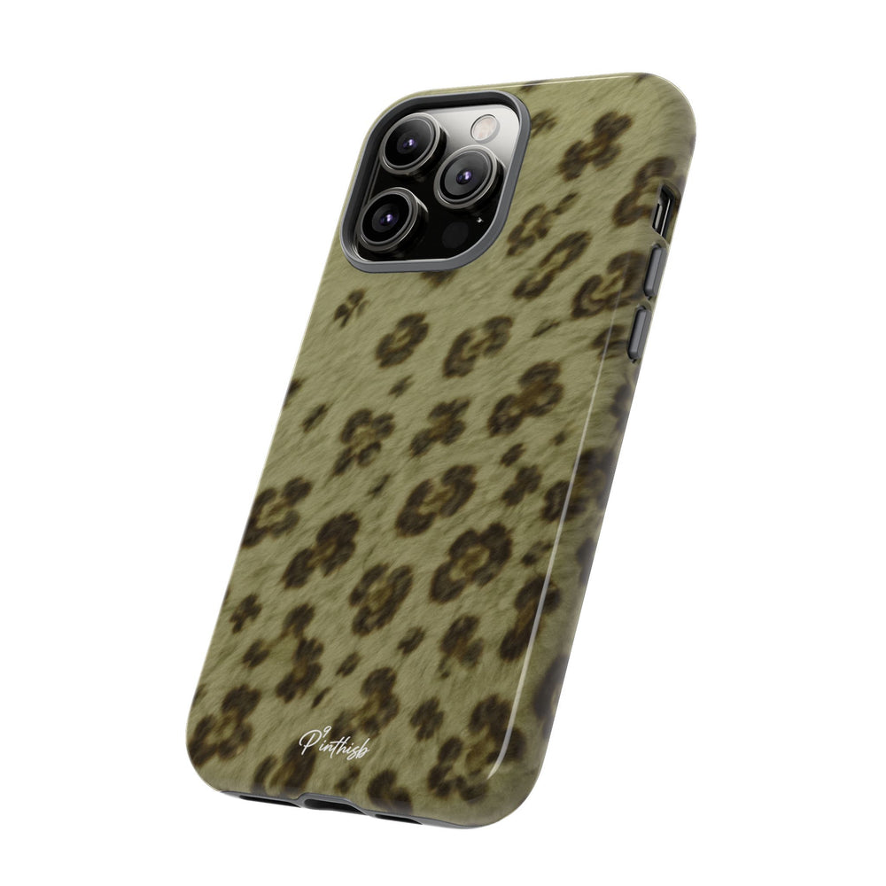 Olive Leopard Print Tough Case