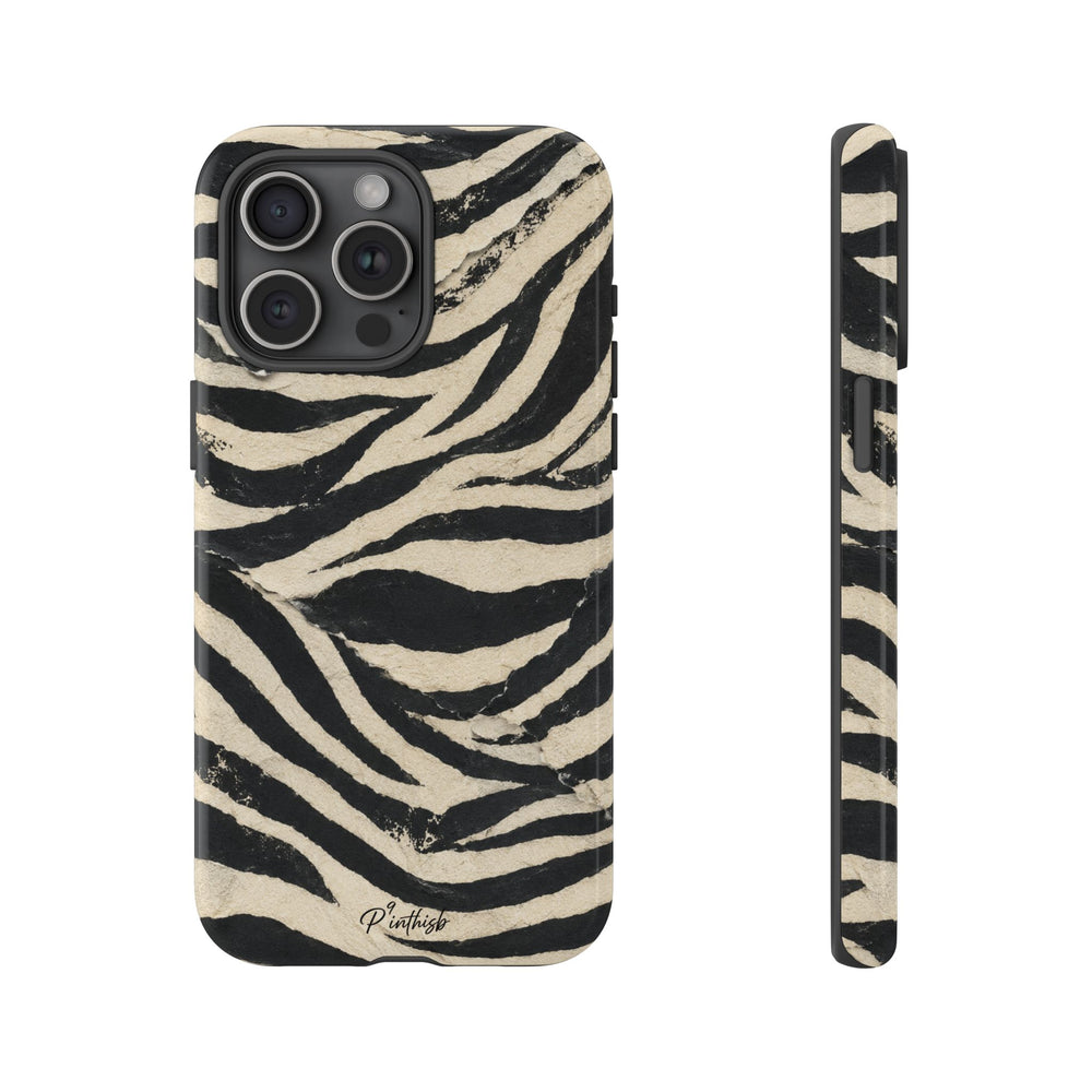 Zebra Stripe Tough Phone Case