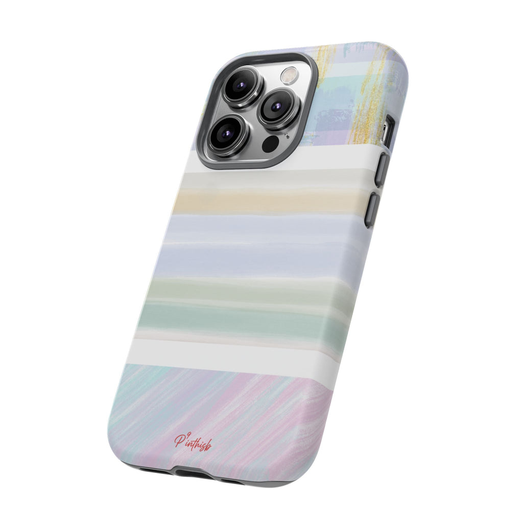 Pastel Stripe Tough Phone Case