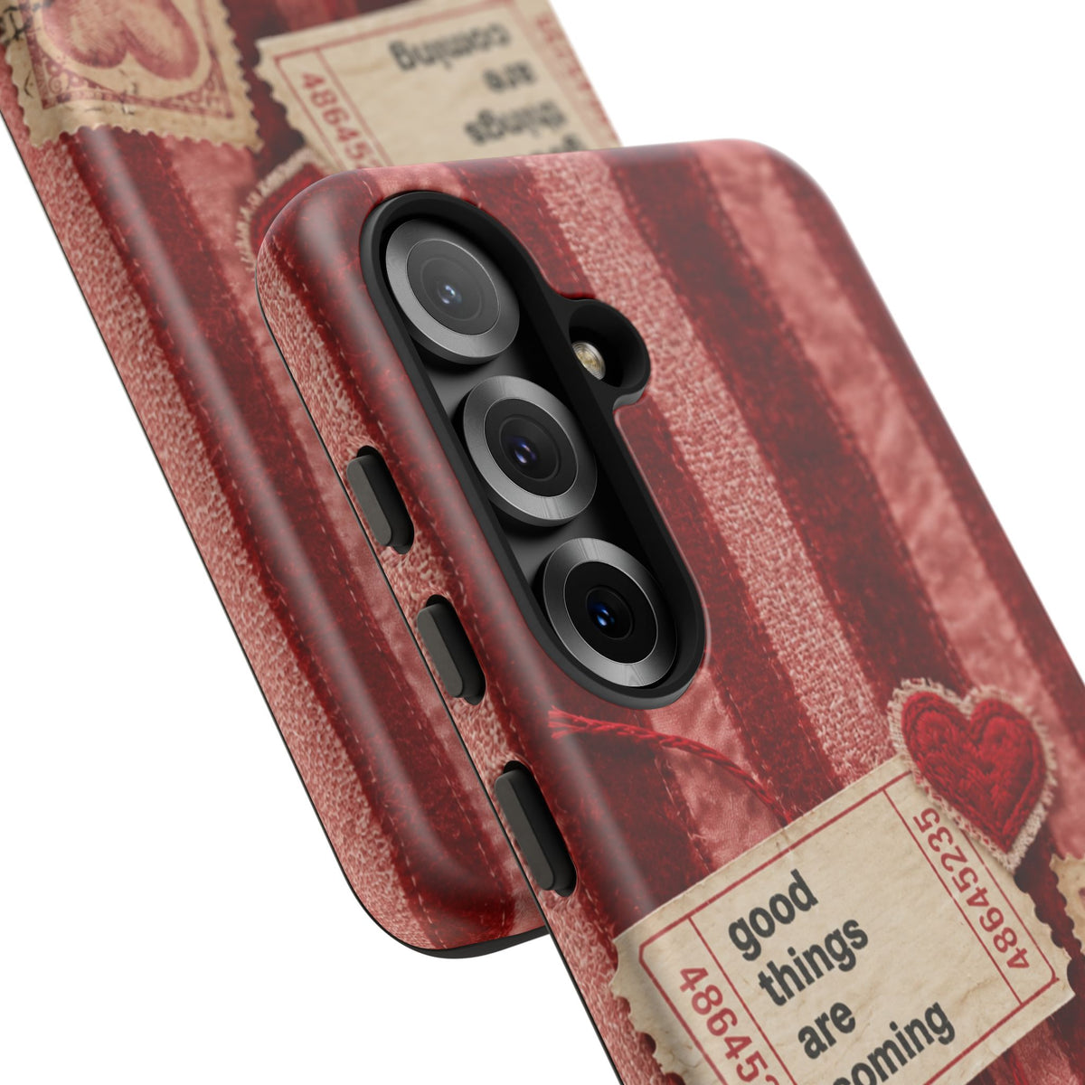 “Good Things Are Coming” Red Phone Case
