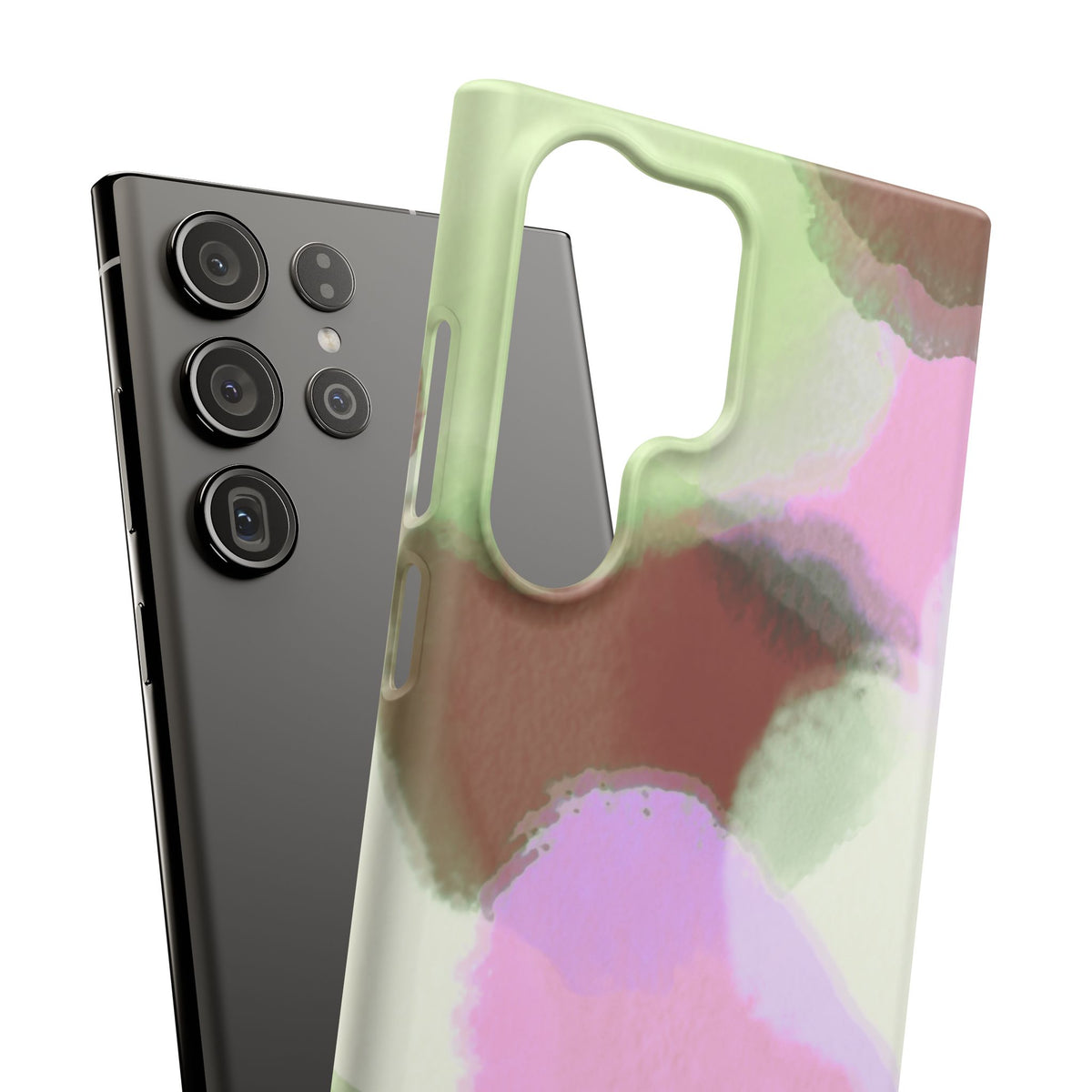 Abstract Pastel Camouflage Snap Phone Case