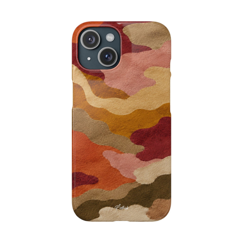 Watercolour Camo Snap Case