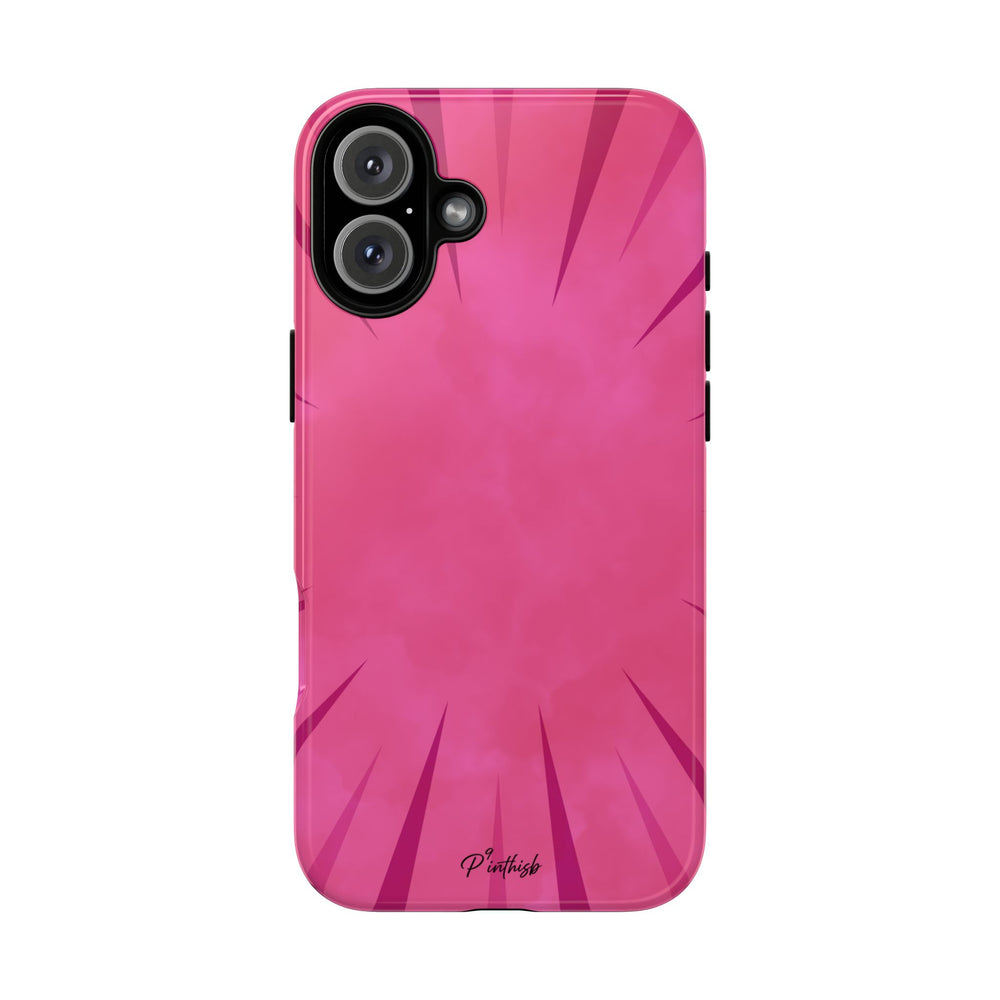Pink Burst Tough Phone Case
