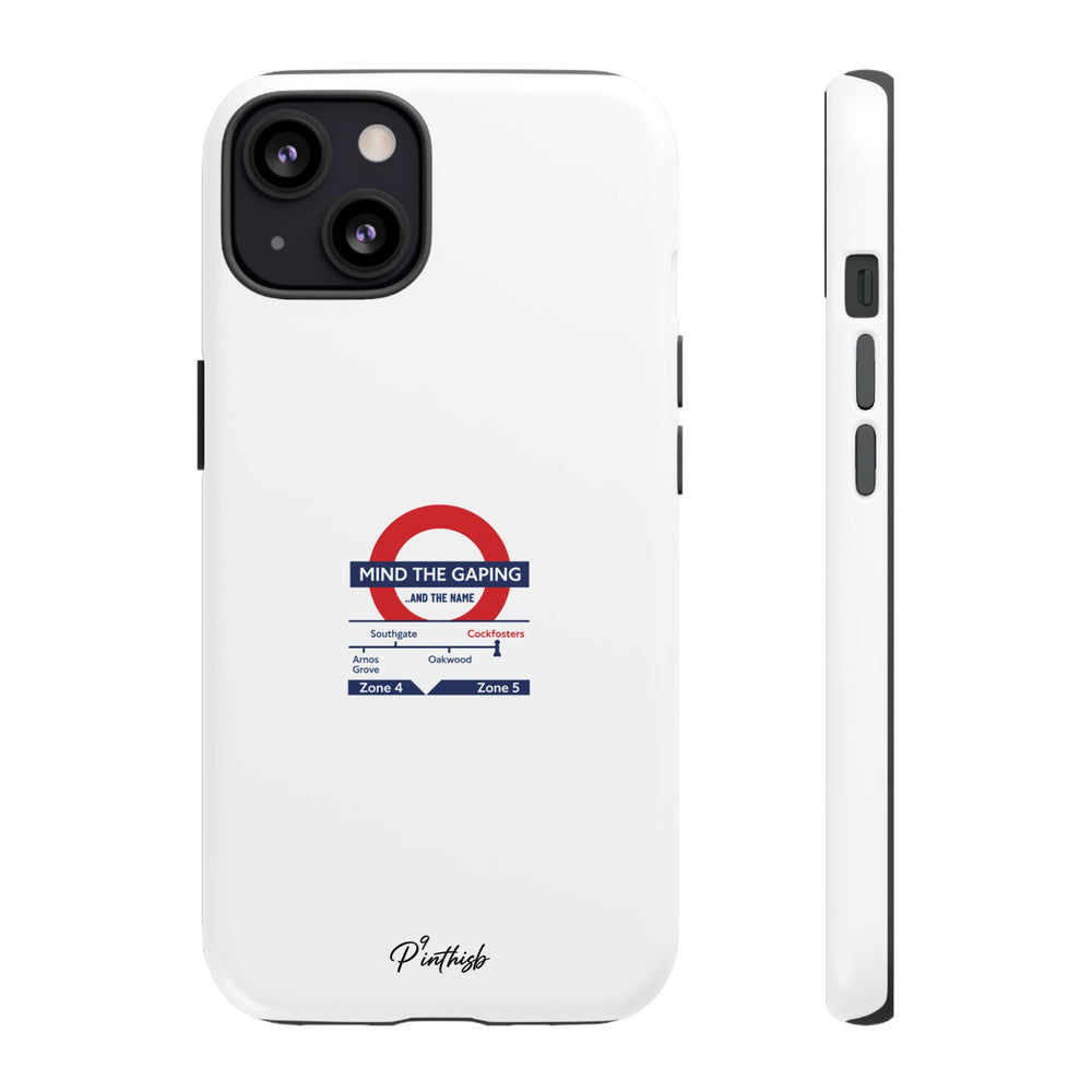 "Mind the Gaping" London Tube Parody Phone Case