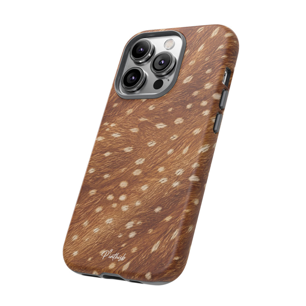 Caramel Deer Pattern Tough Case