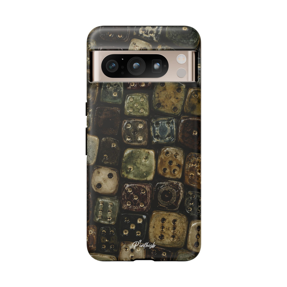 Vintage Dice Tile Phone Case