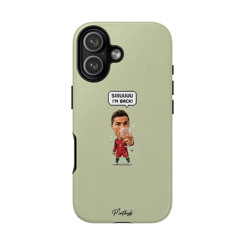 "SIIUUU, I'M BACK" CR7 Tough Phone Case