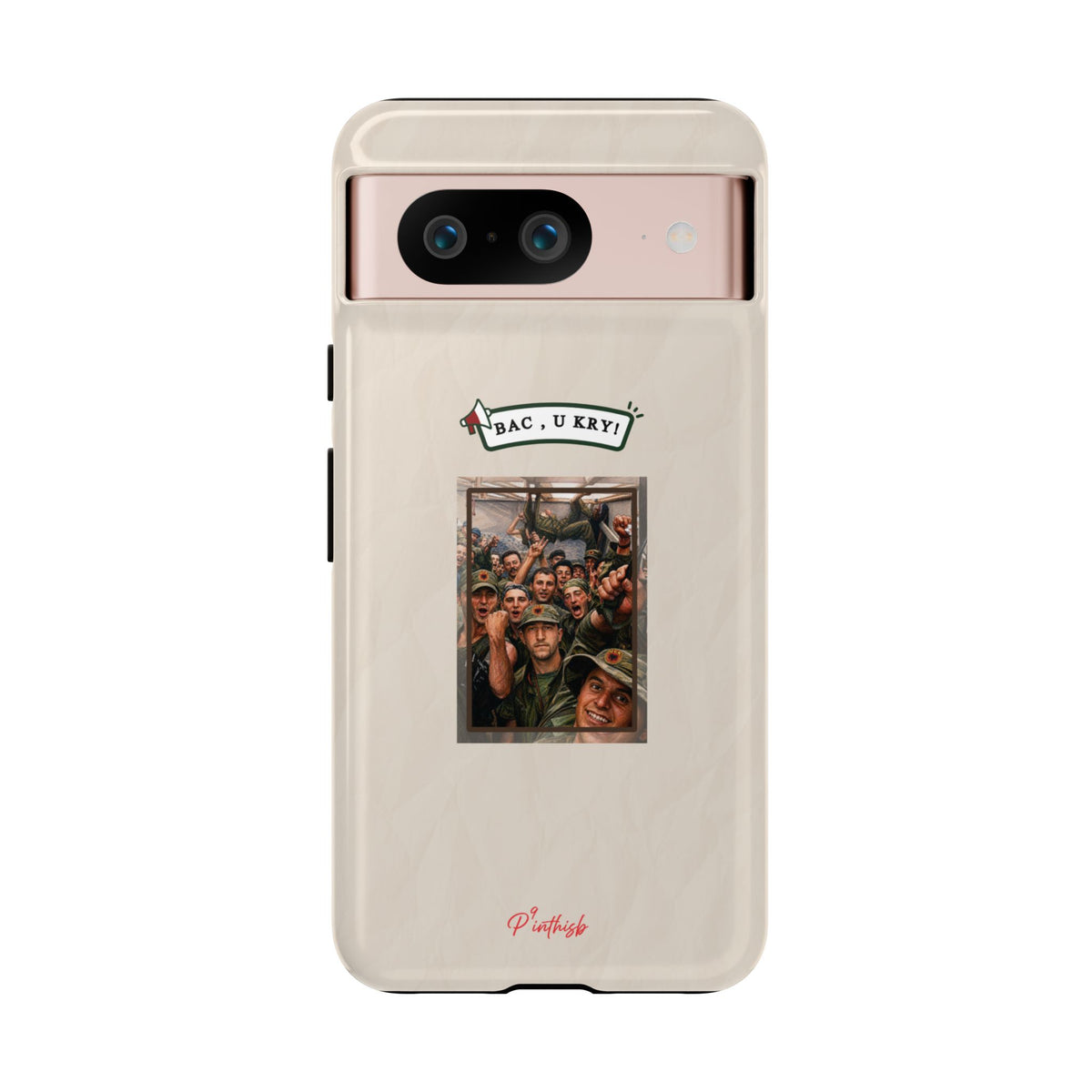 "BAC, U KRY!" Albanian Tough Phone Case