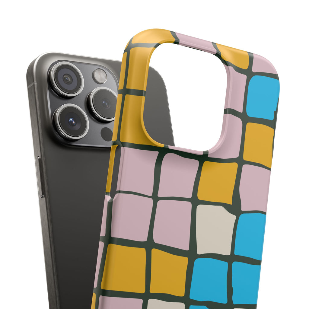 Color Grid Snap Phone Case