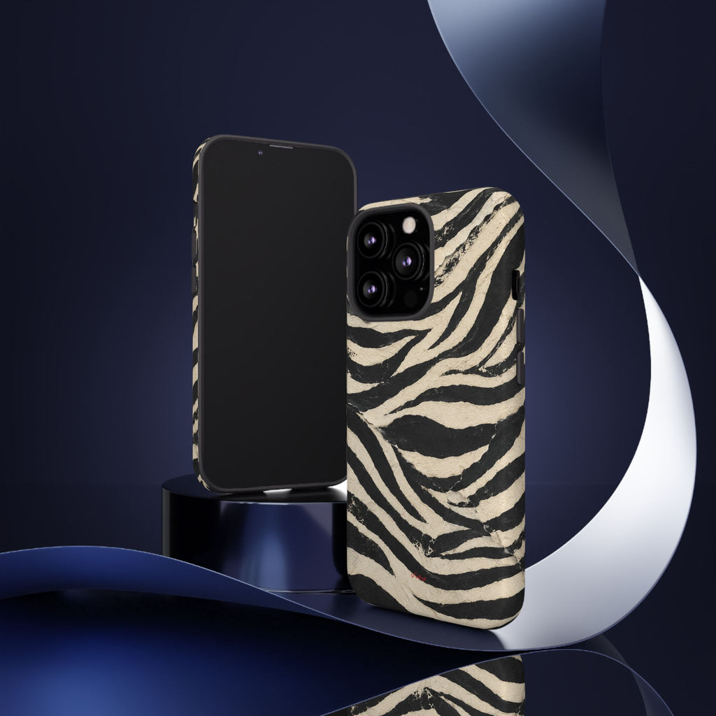 Wavy Peach & Mauve Tough Case