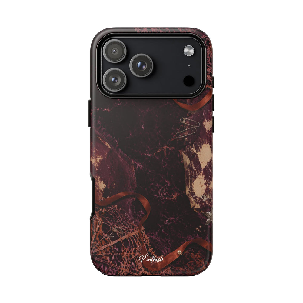 Dark Maroon Vintage Tough Case