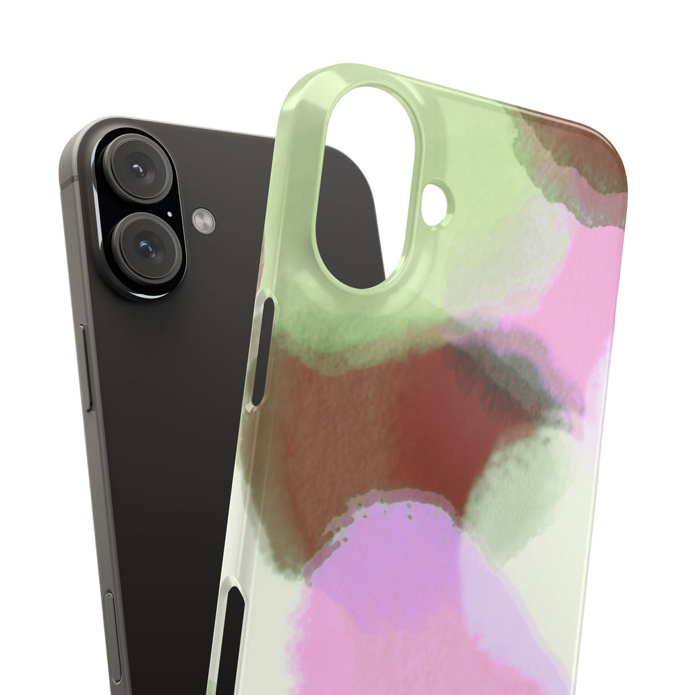Abstract Pastel Camouflage Snap Phone Case