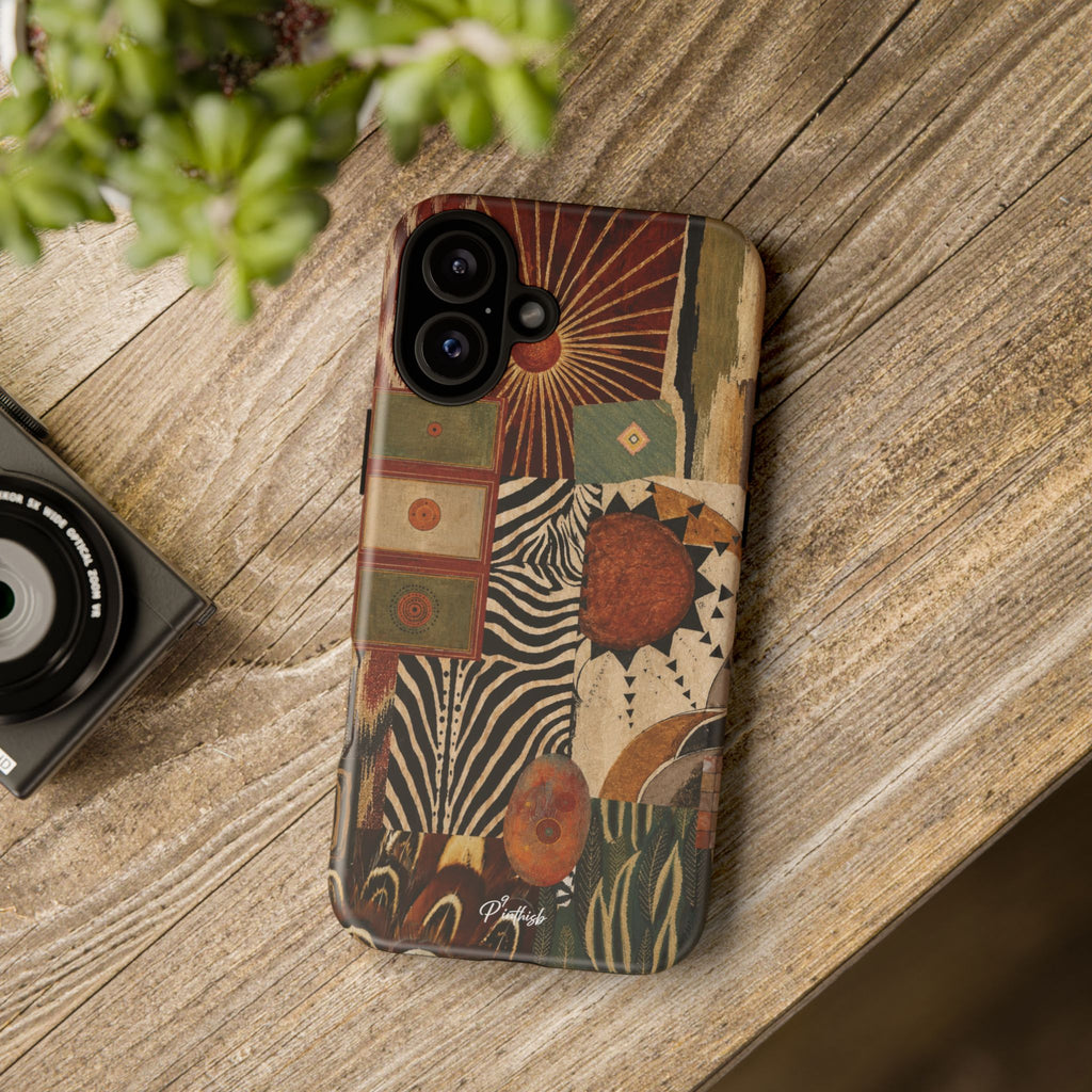 Abstract Boho Collage Tough Case