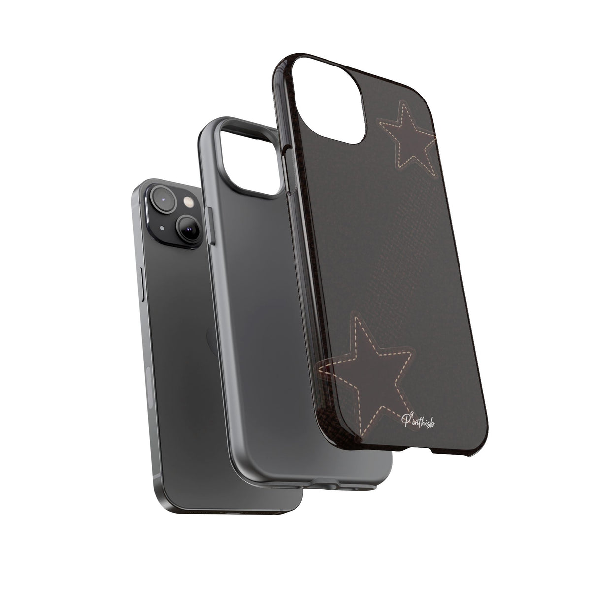 Rustic Stitched Star Phone Case