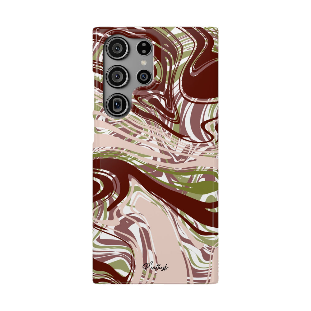 Abstract Marbled Snap Phone Case