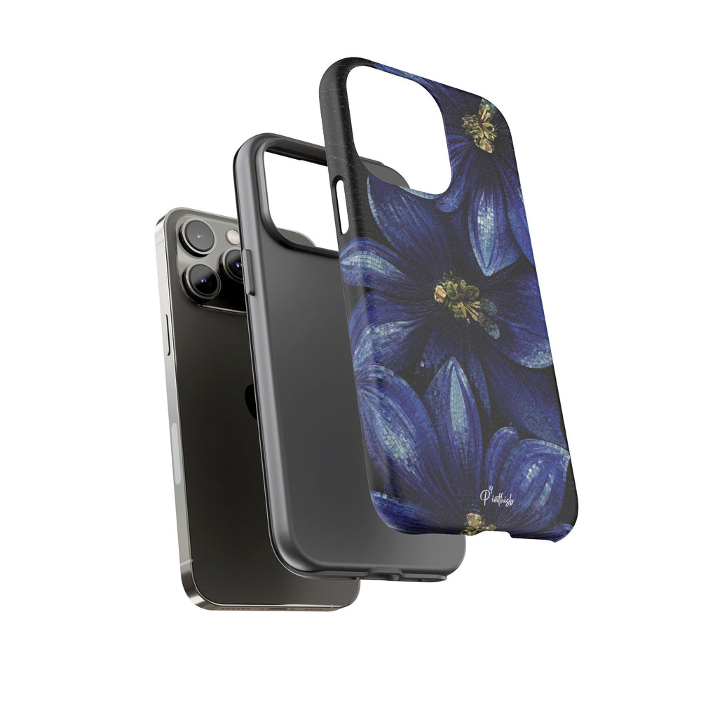 Blue Floral Tough Case