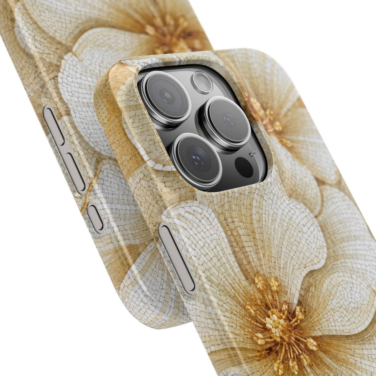 Floral Gold Bloom Snap Case
