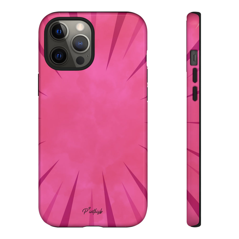 Pink Burst Tough Phone Case