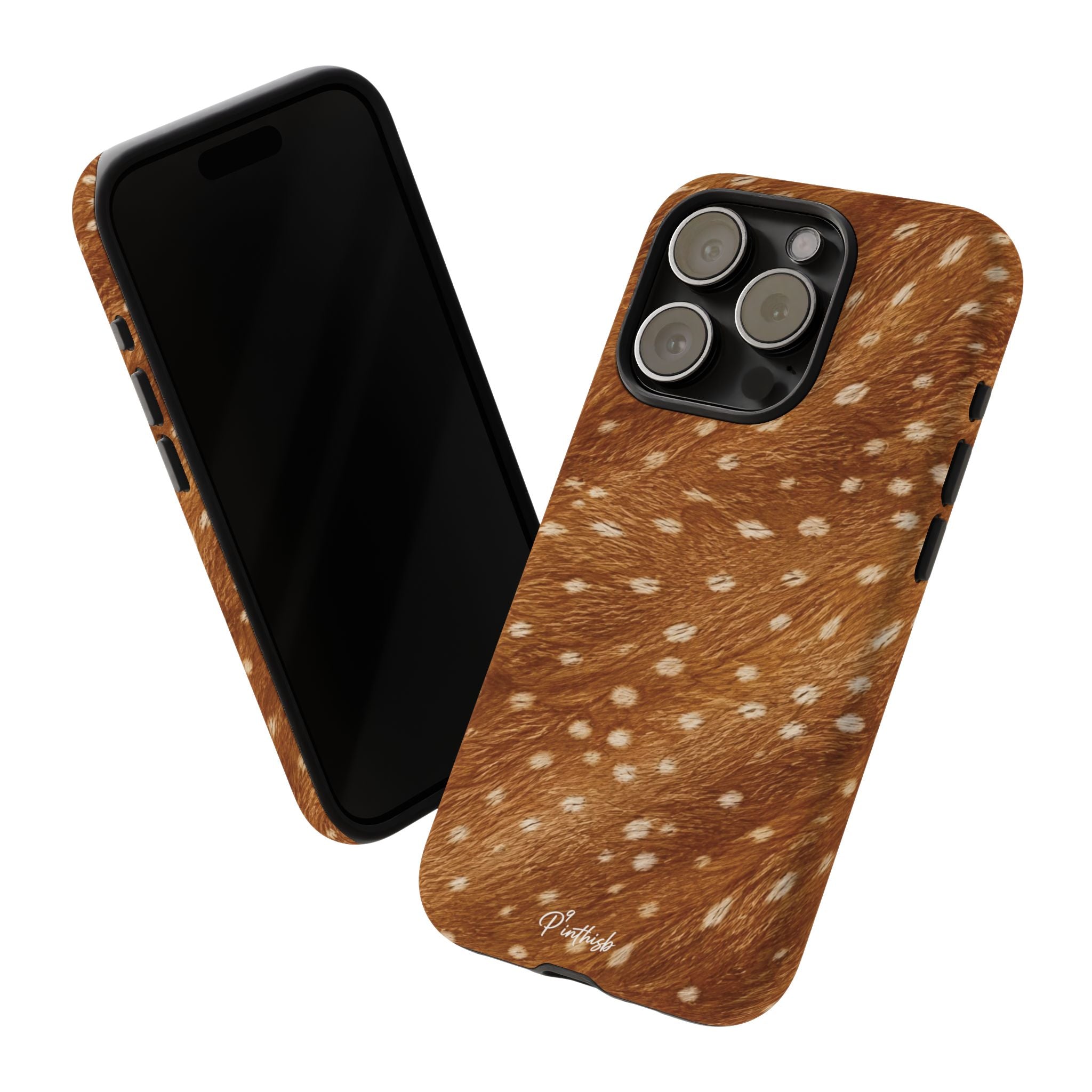 Caramel Deer Pattern Tough Case