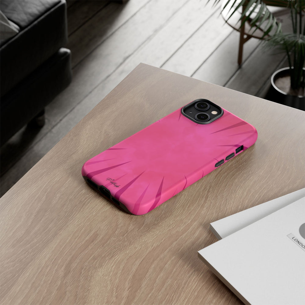 Pink Burst Tough Phone Case