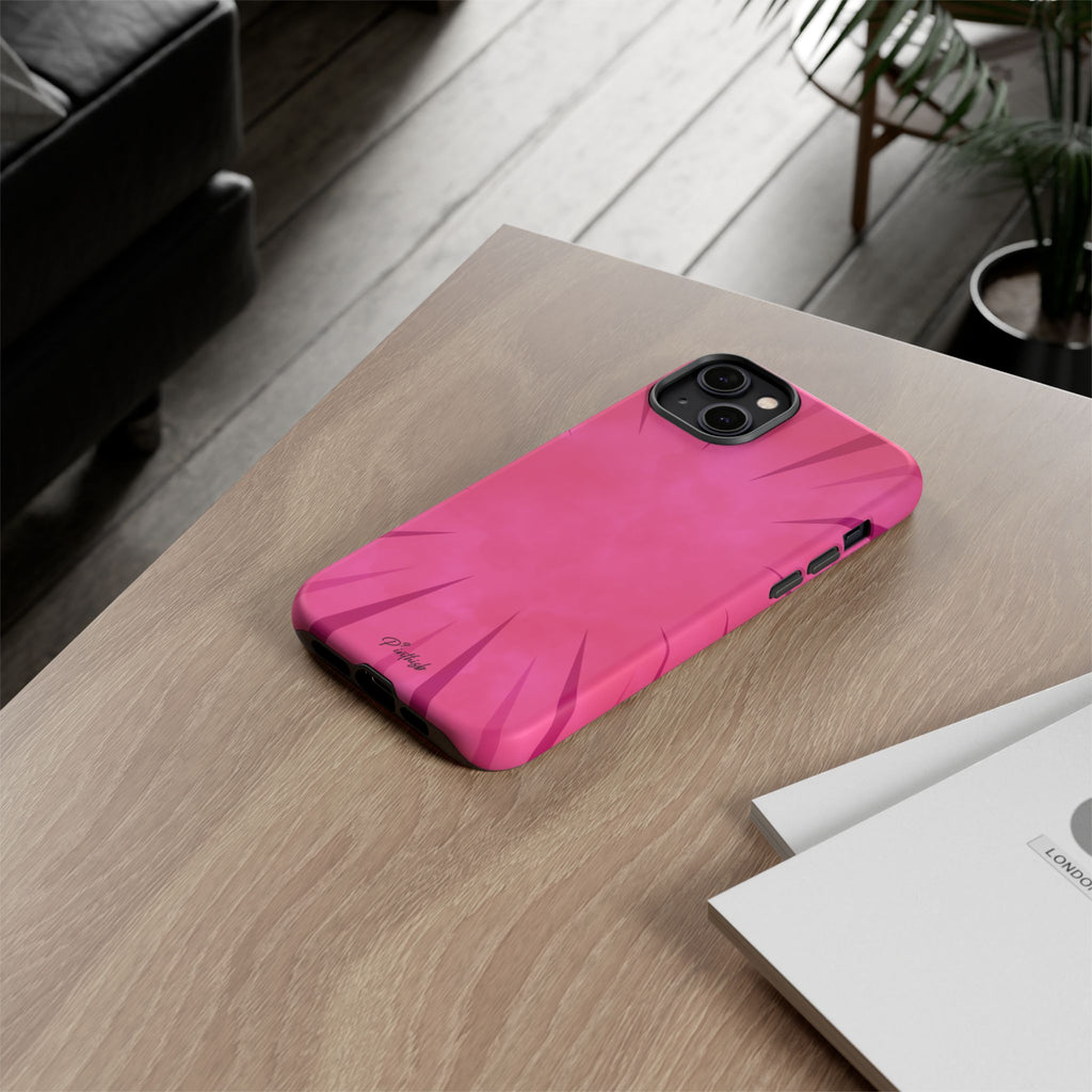 Pink Burst Tough Phone Case