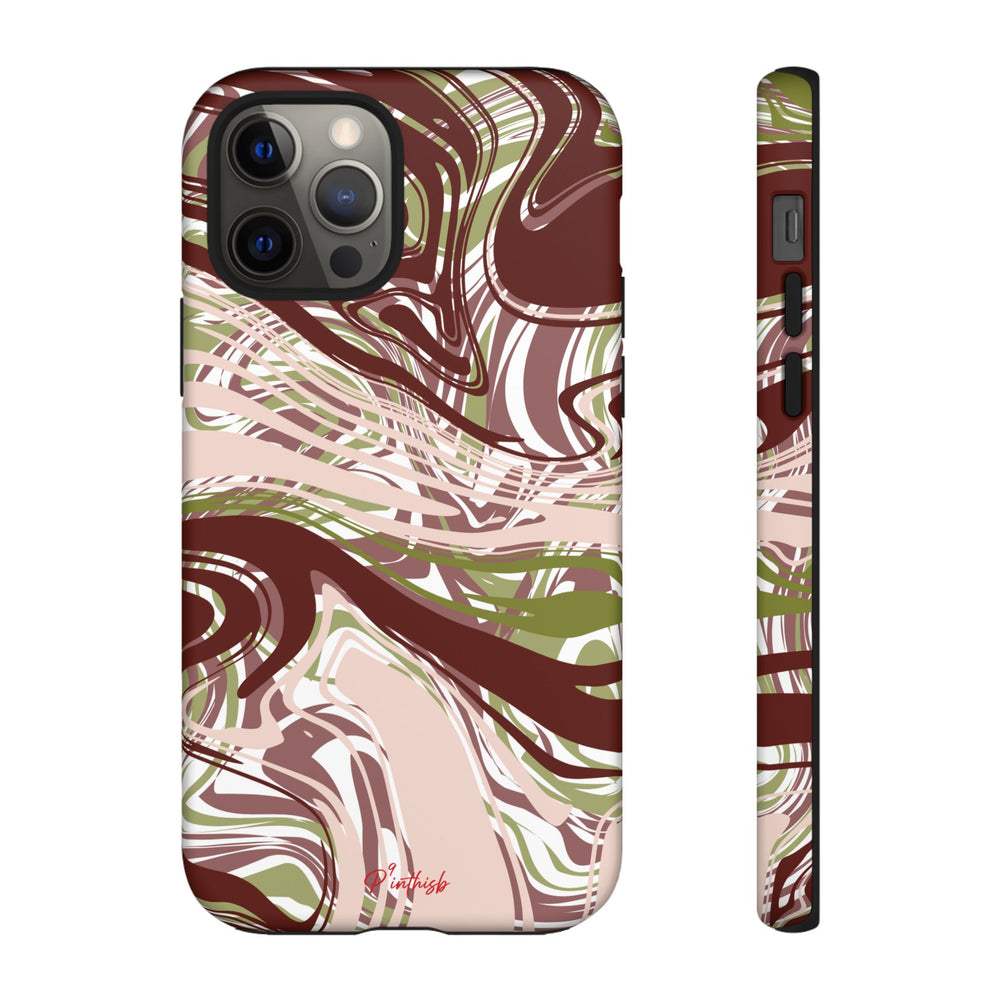 Abstract Marbled Tough Phone Case