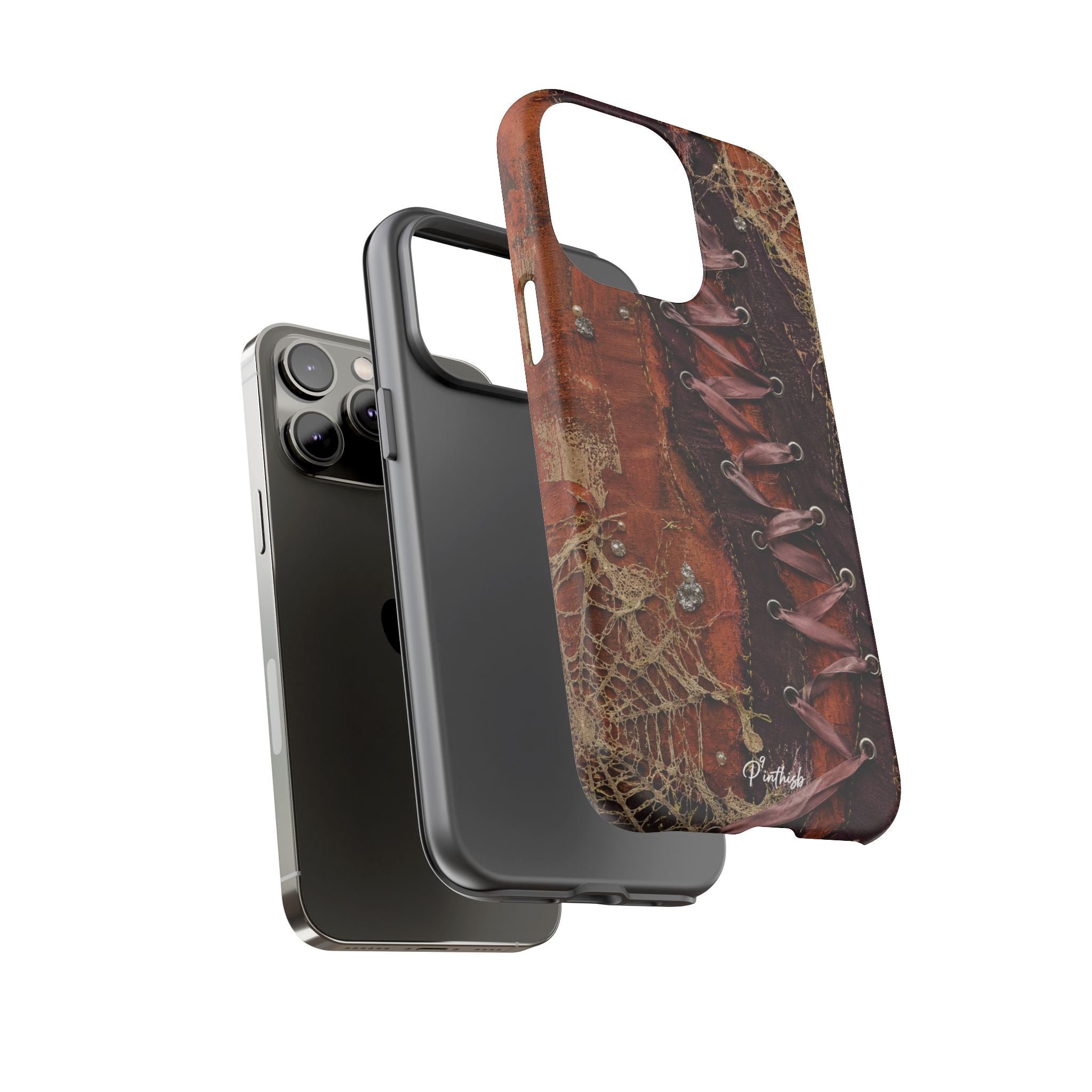 Vintage Leather Lace Tough Case