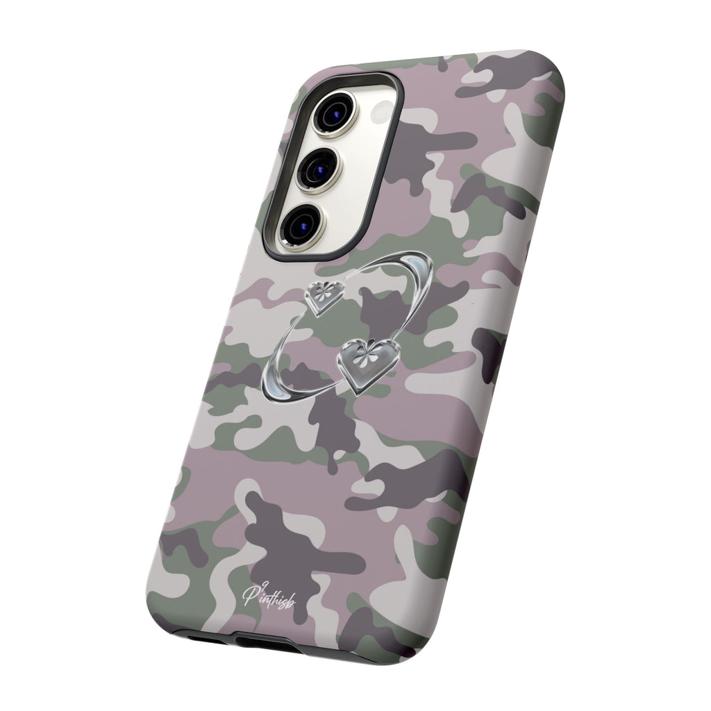 Camouflage Heart Tough Phone Case