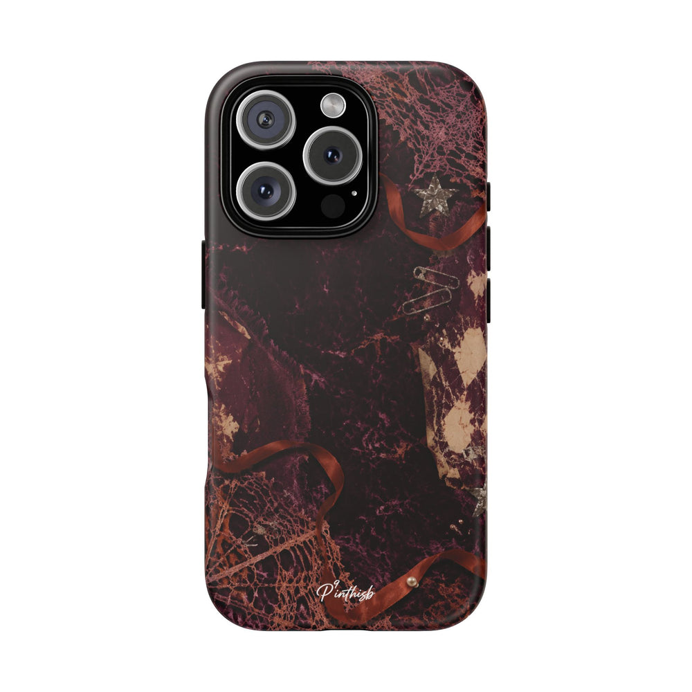 Dark Maroon Vintage Tough Case