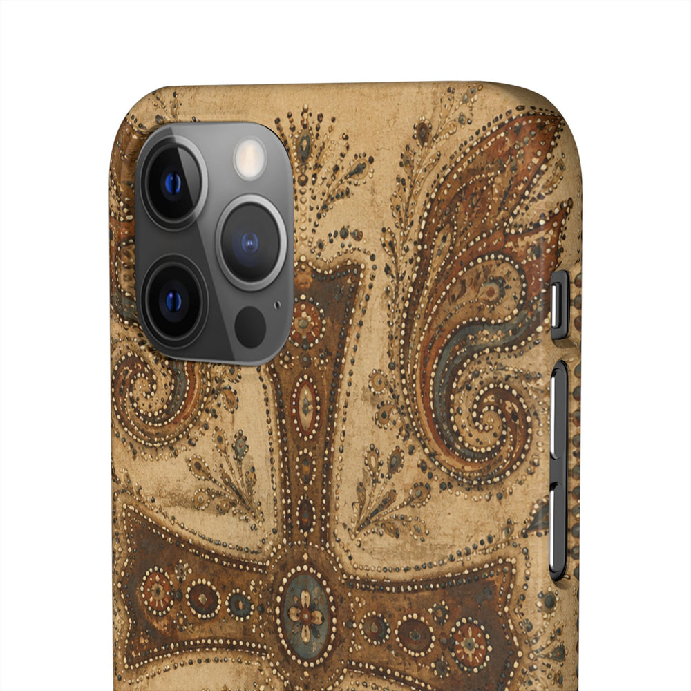 Cross Paisley Snap Case