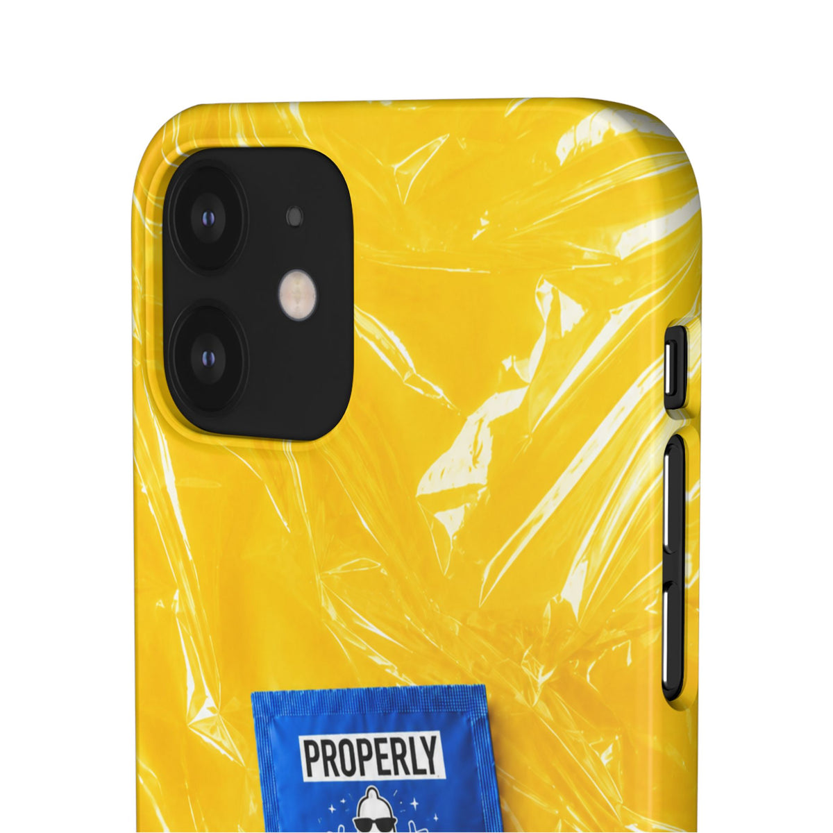 "Properly Protected" Graphic Snap Phone Case
