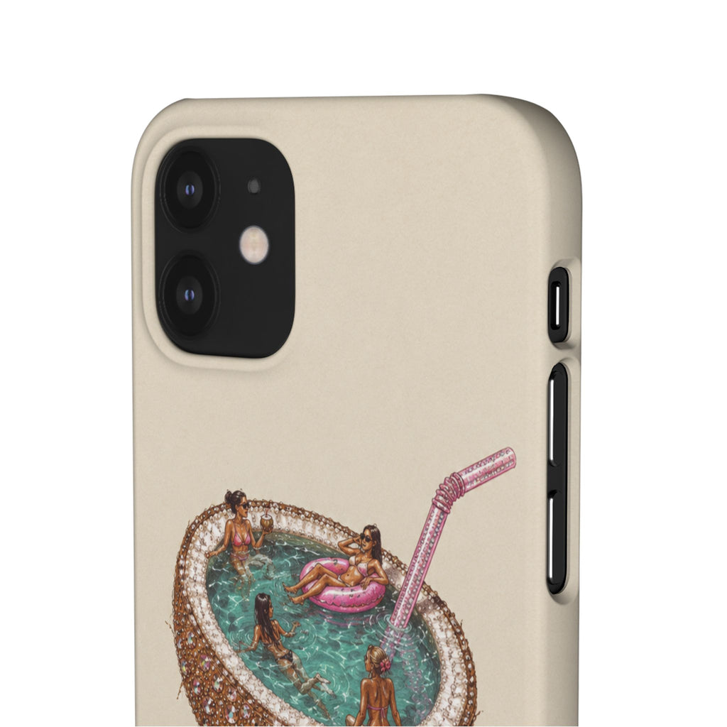 Coconut Pool Snap Phone Case