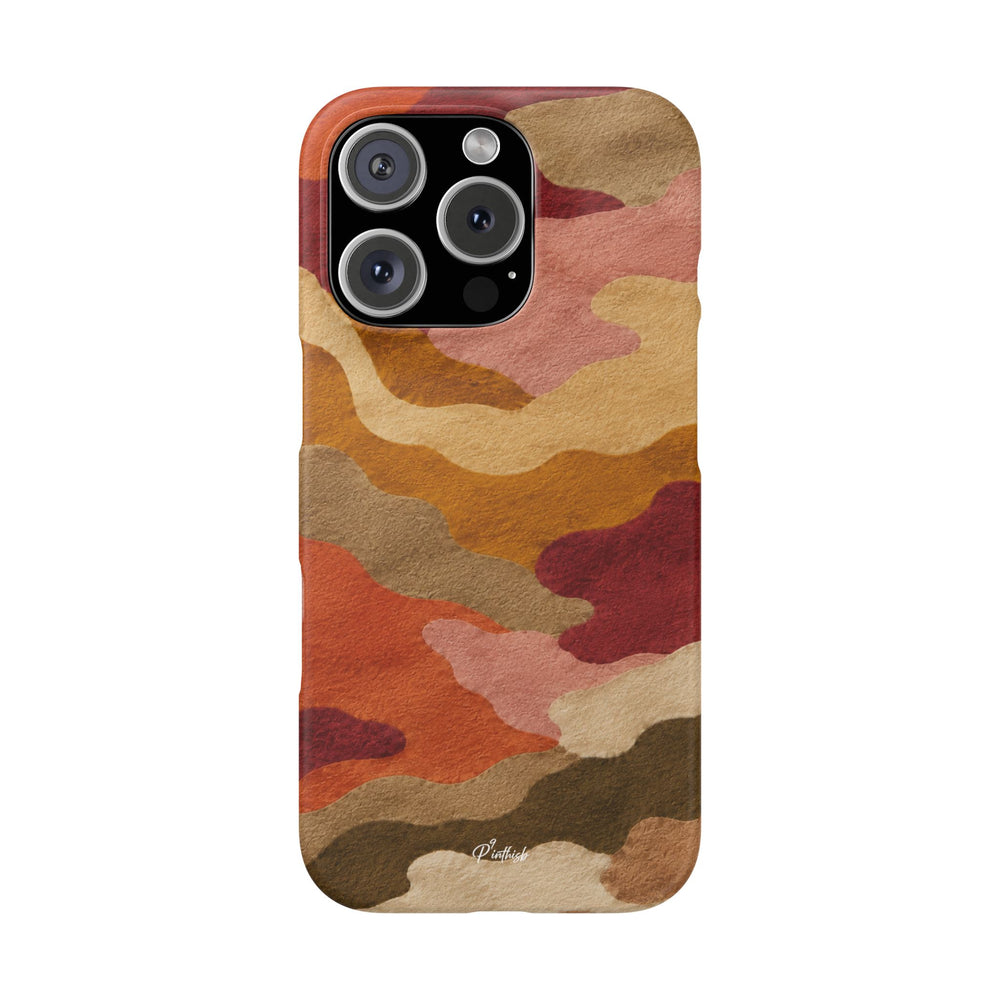 Watercolour Camo Snap Case
