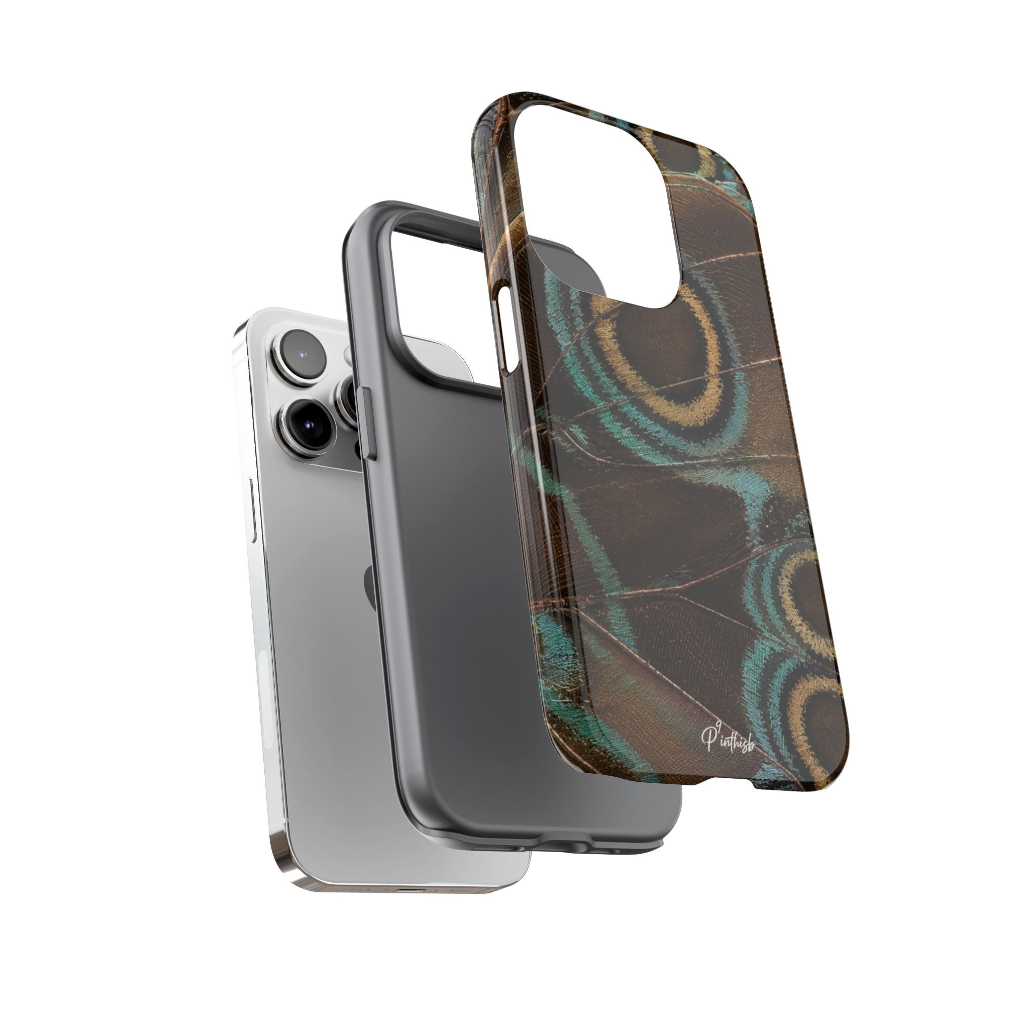 Peacock Feather Pattern Tough Case
