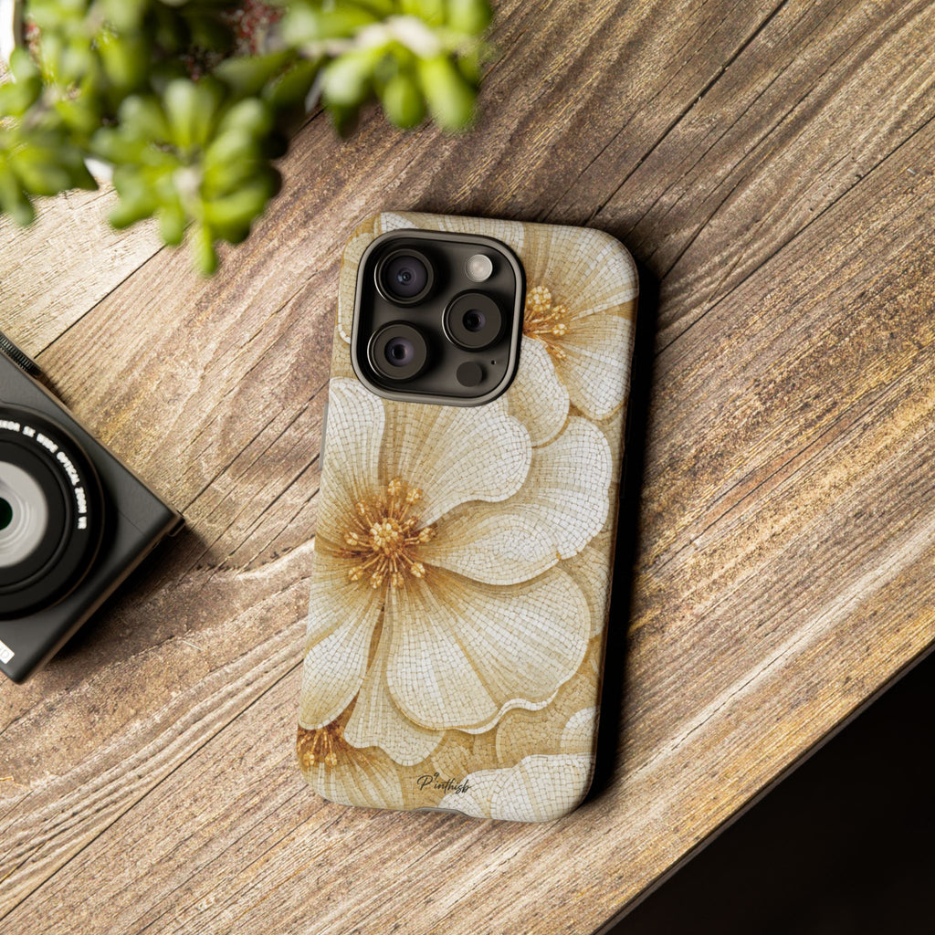Floral Gold Bloom Tough Case