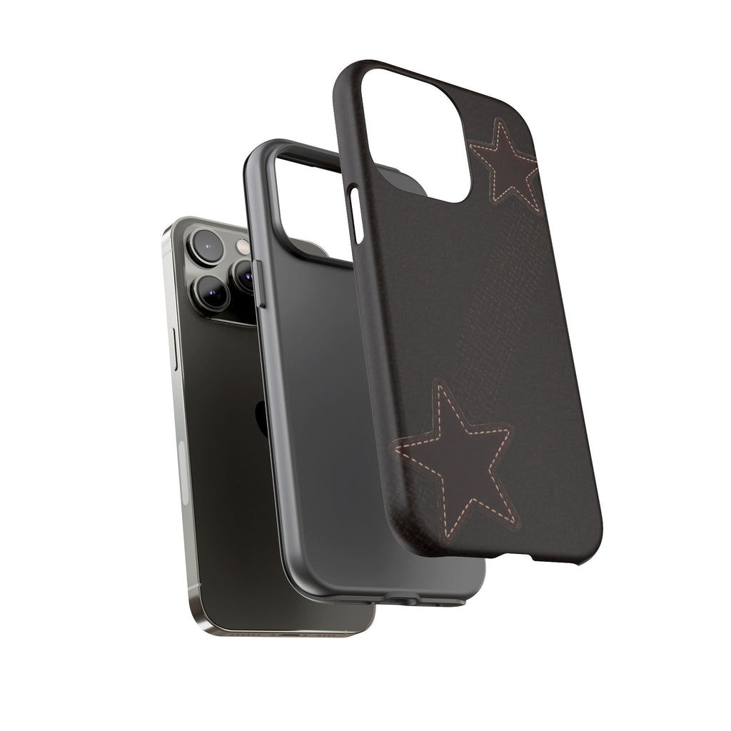 Rustic Stitched Star Phone Case