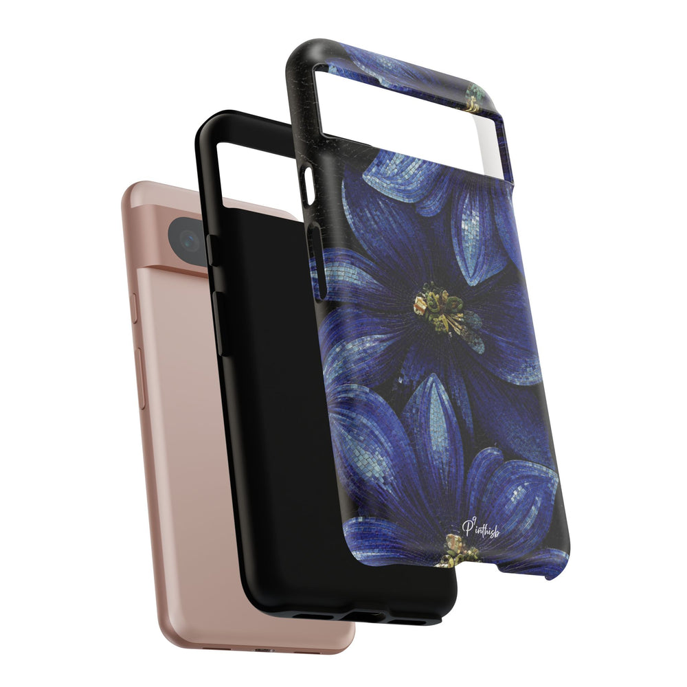 Blue Floral Tough Case