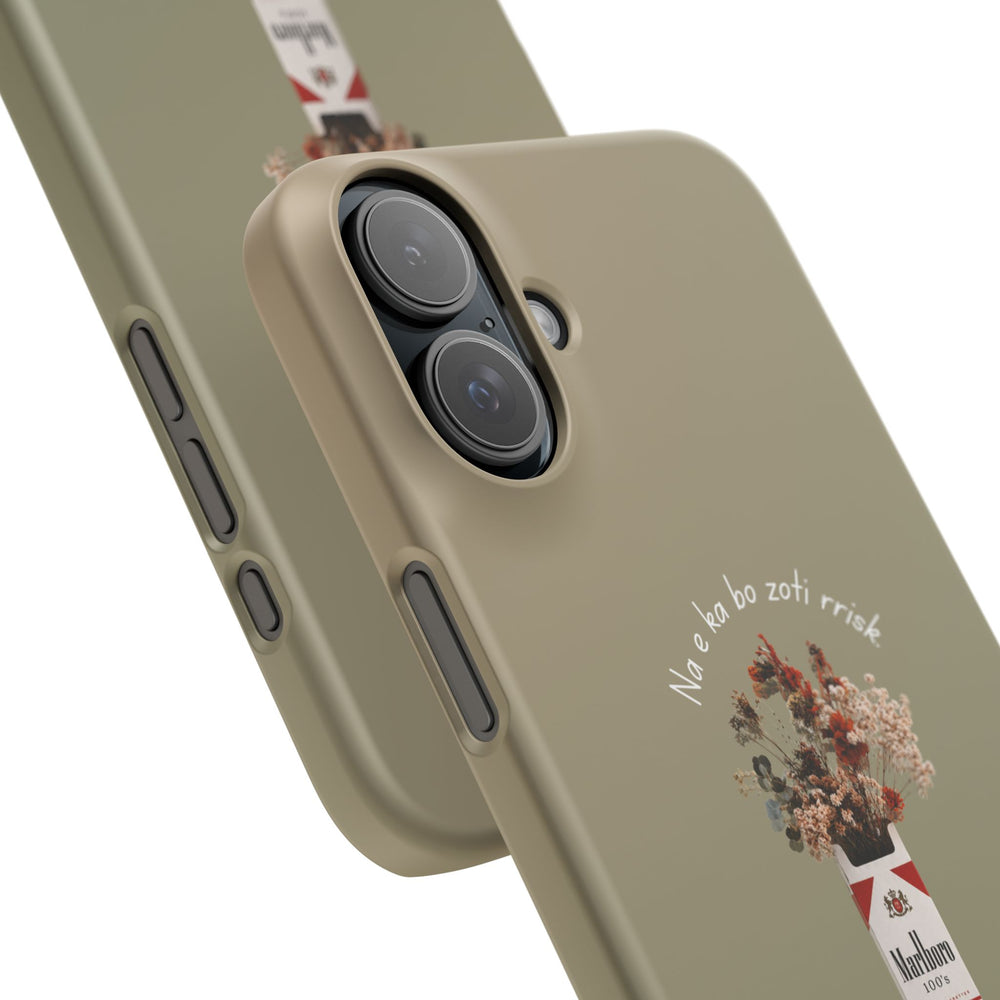 "Na e ka bo zoti rrisk." Snap Phone Case