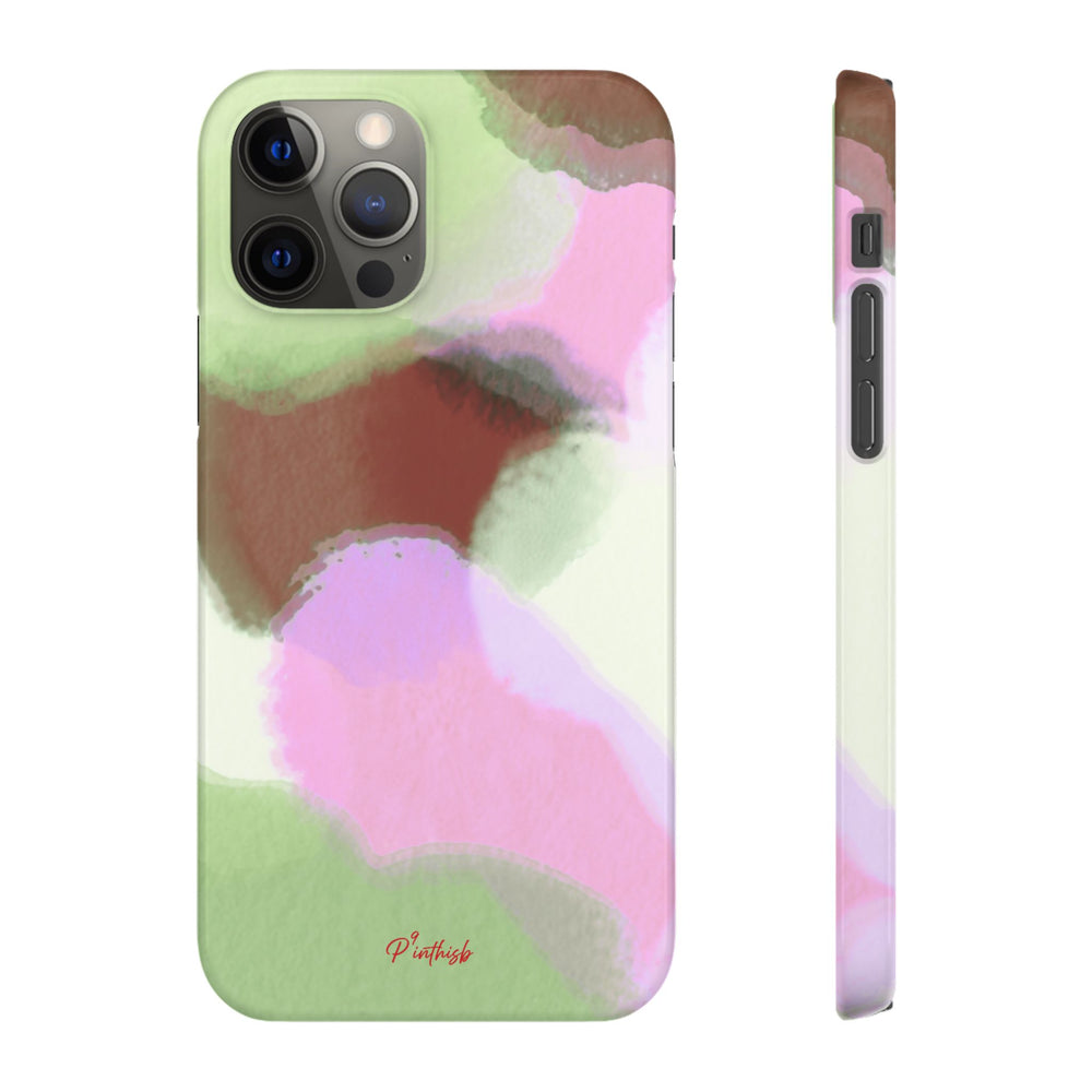 Abstract Pastel Camouflage Snap Phone Case