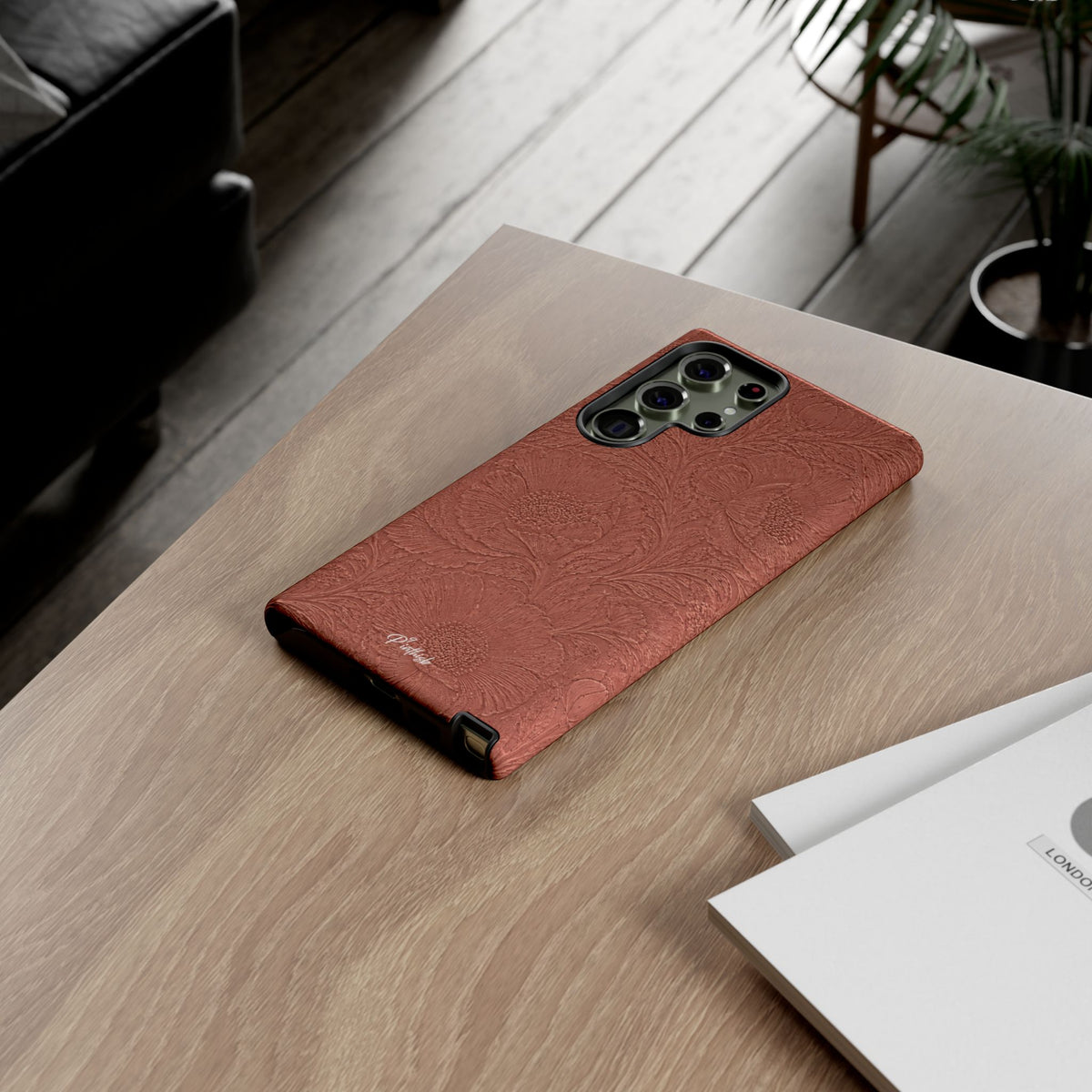 Embossed Floral Tough Case