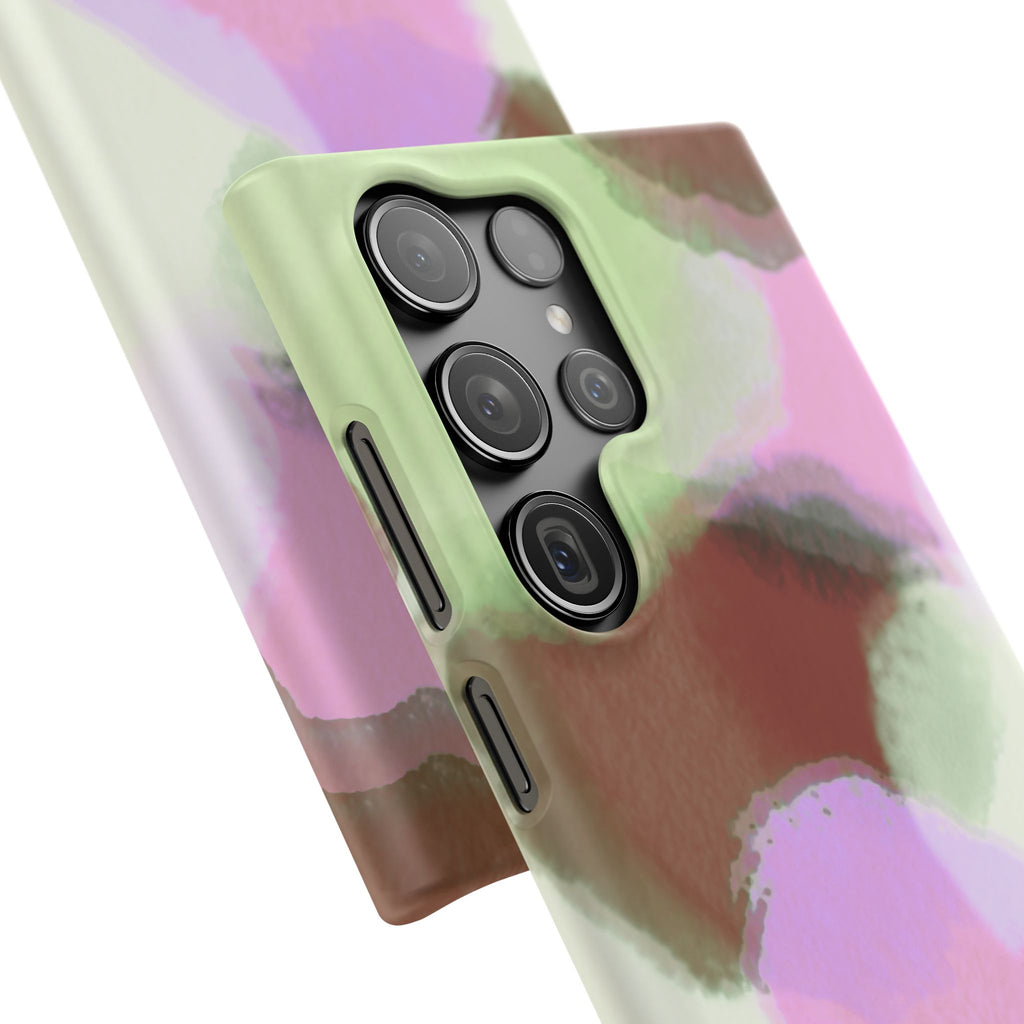Abstract Pastel Camouflage Snap Phone Case
