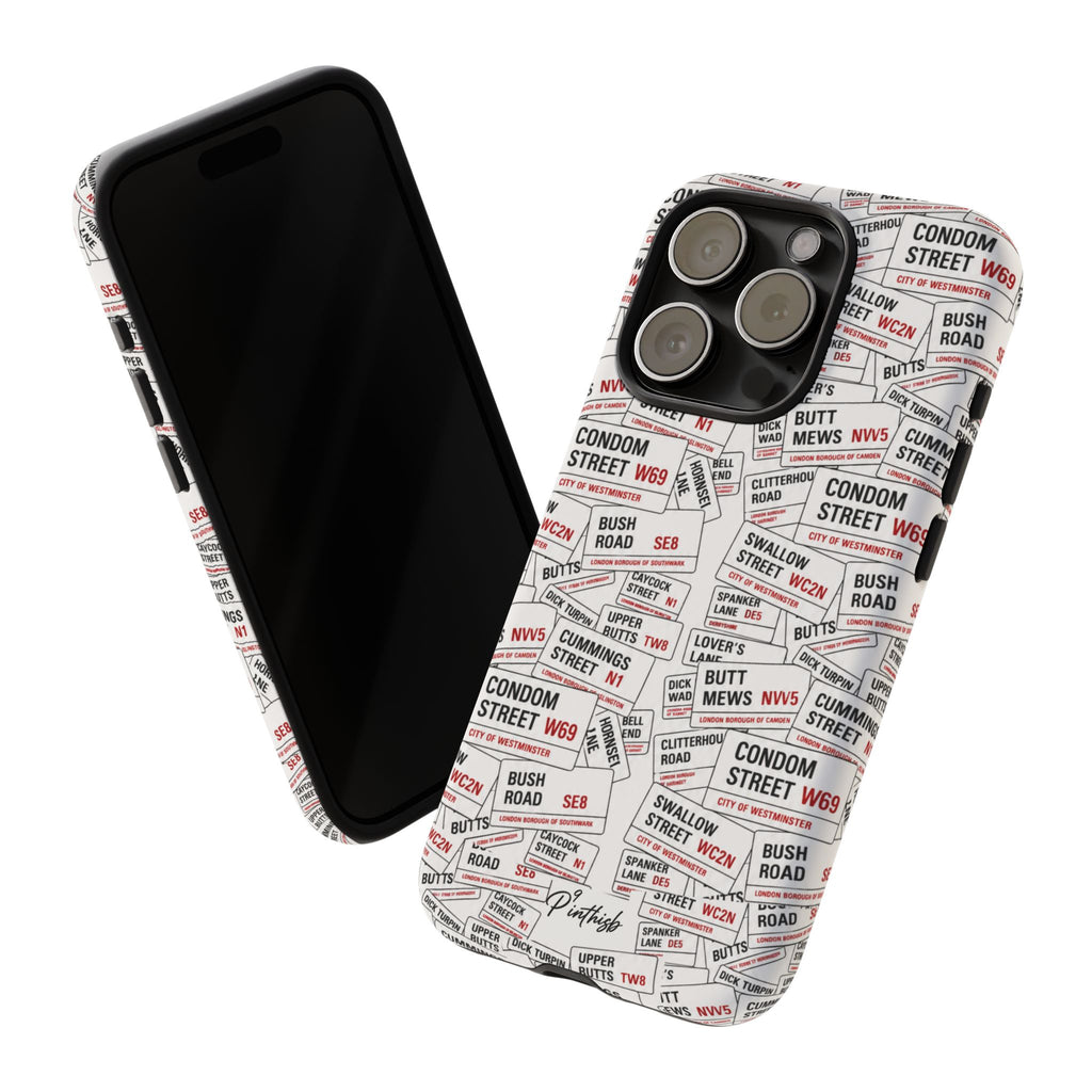 Cheeky London Street Signs Phone Case