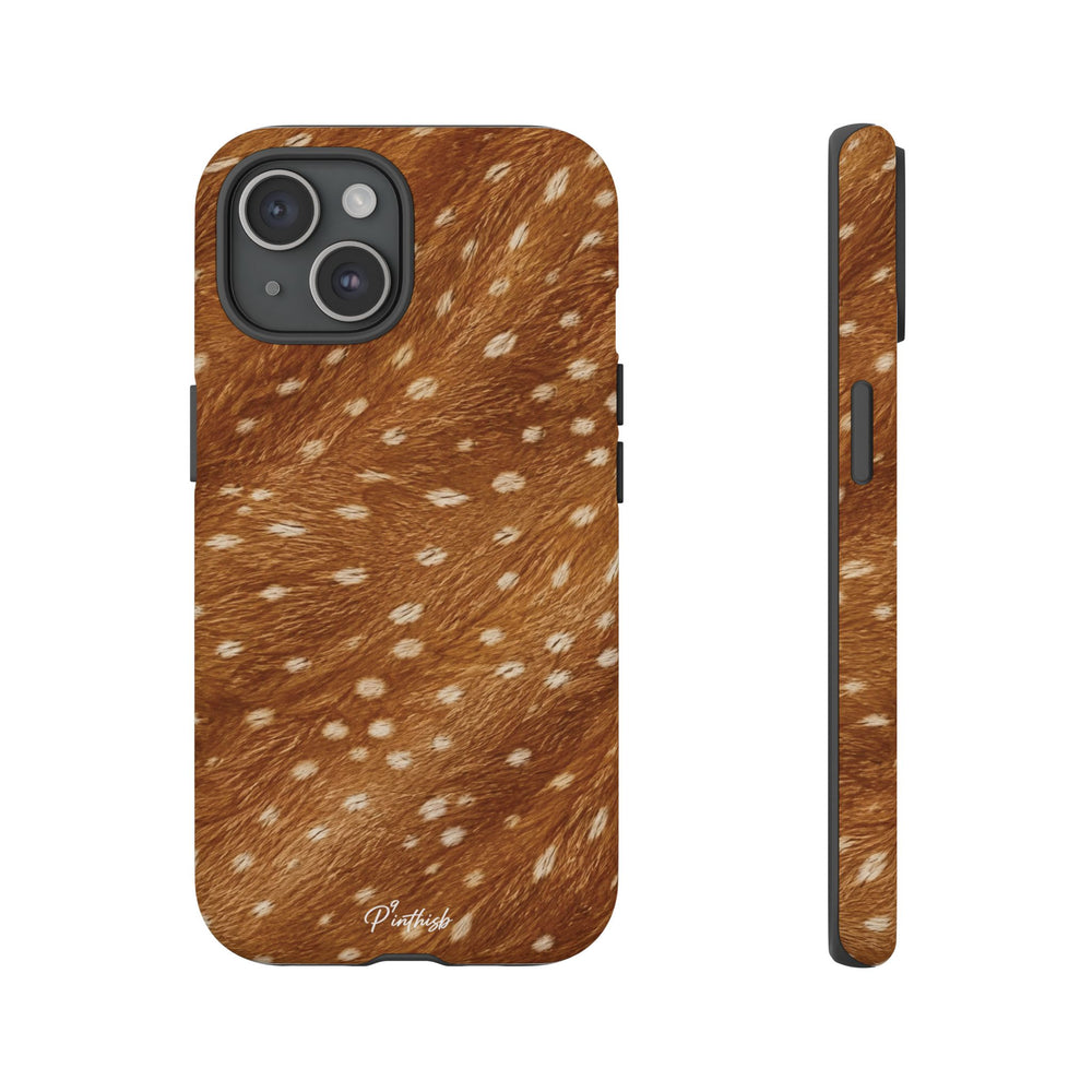 Caramel Deer Pattern Tough Case