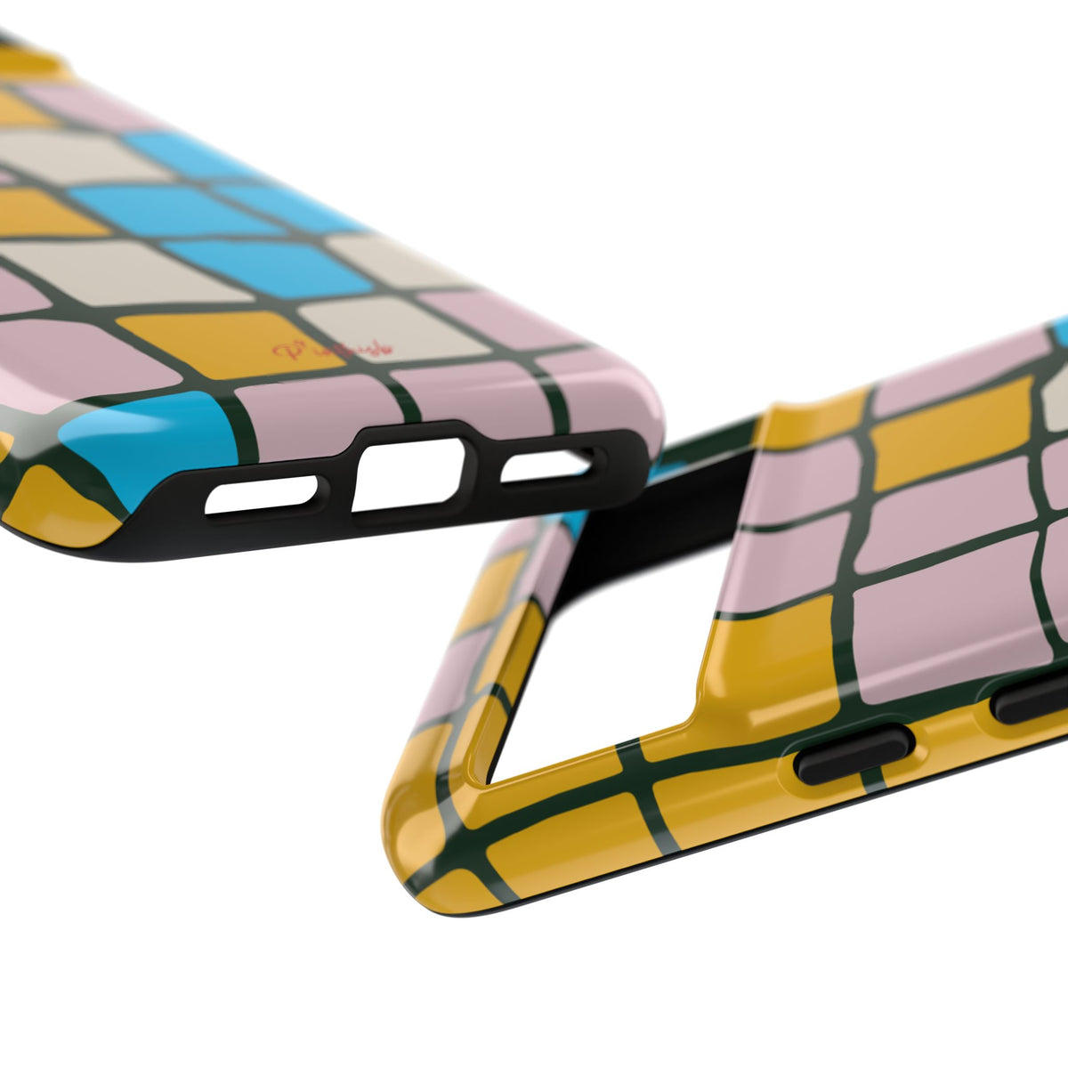 Color Grid Tough Phone Case